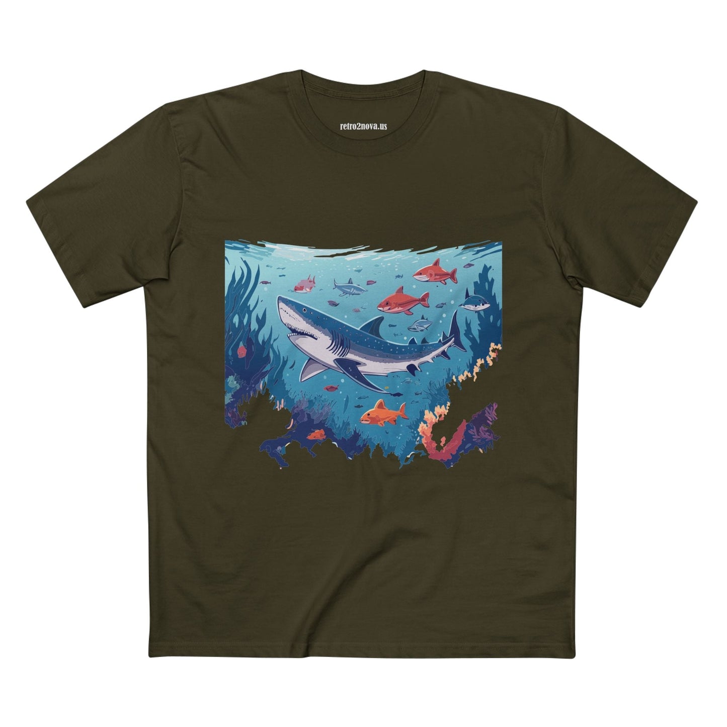 Ocean Shirt Ocean Pacific OP6 Unisex Premium Cotton Tee With Original Art By Retro2Nova
