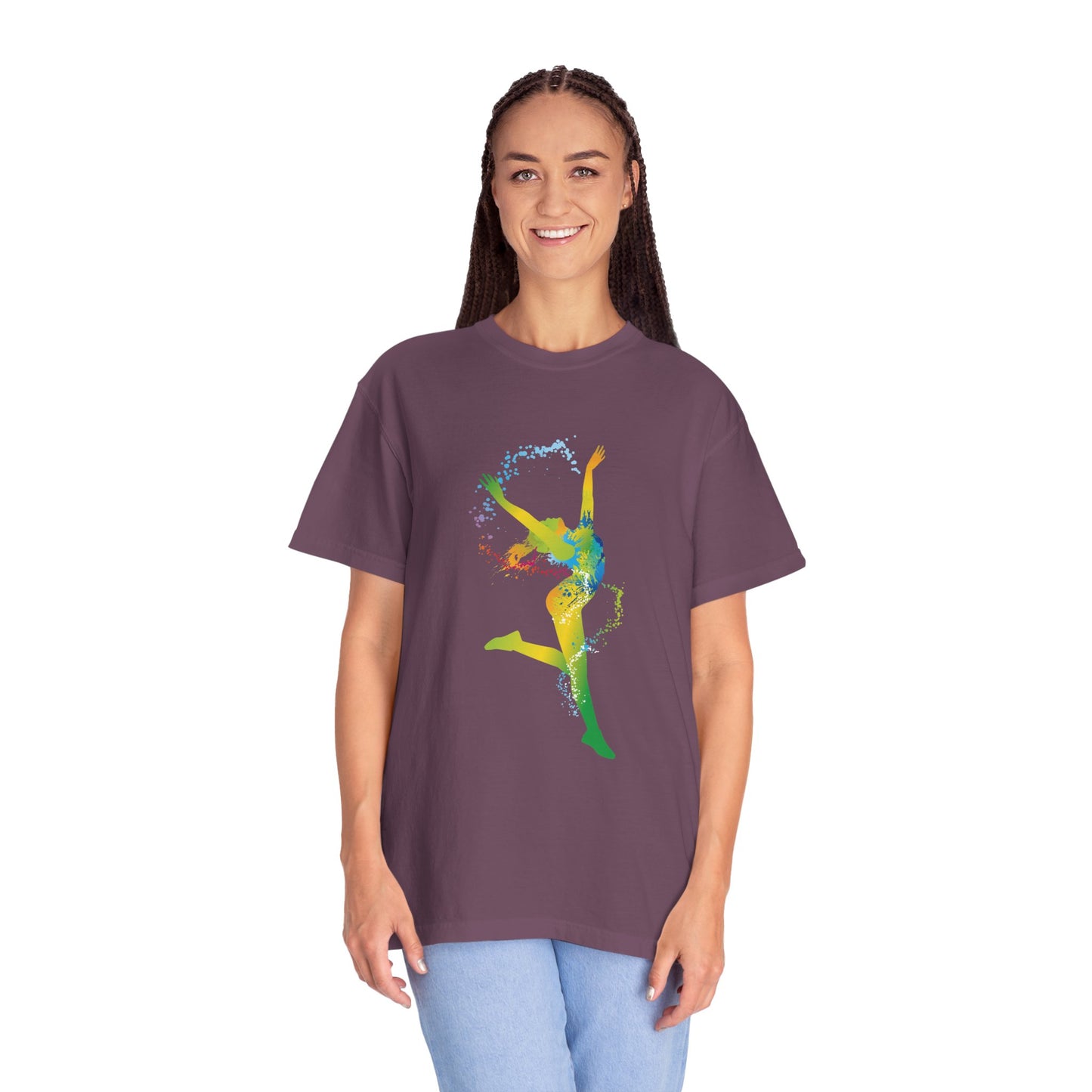 Unisex T-shirt with sports art design