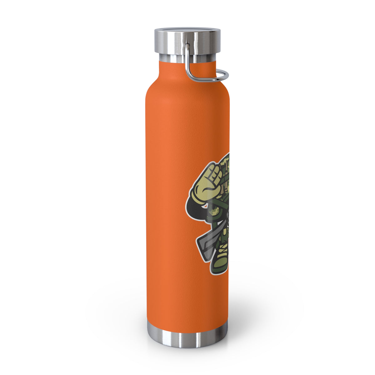 22oz Copper Insulated Water Bottle with Cartoon Design - CV53