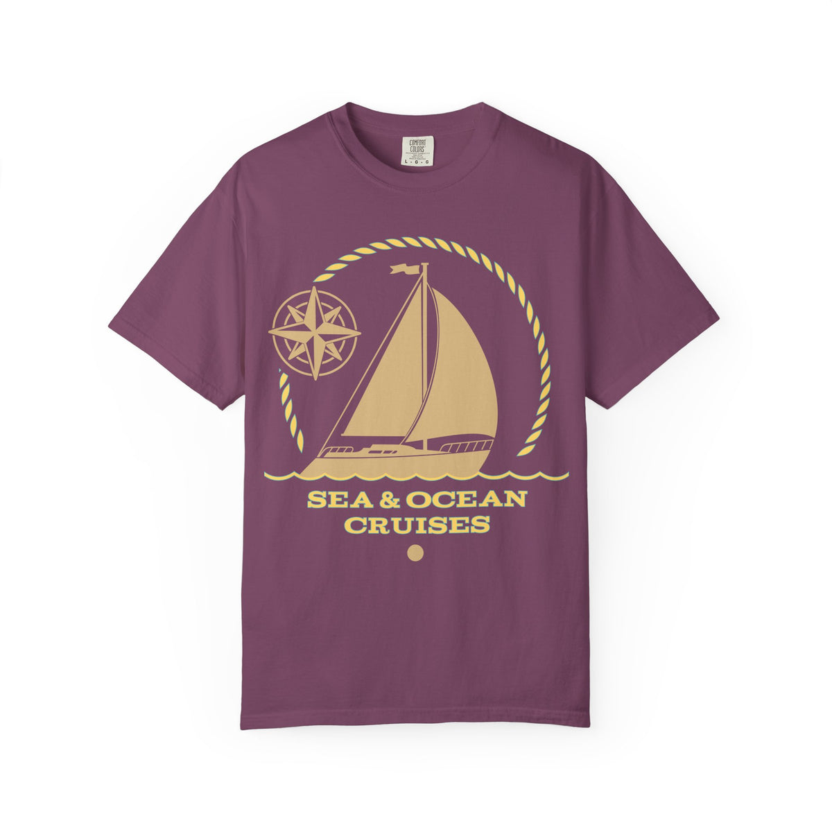 Comfort Colors 1717 Unisex Garment-Dyed T Shirt With Relaxed Fit 100 Percent Ring-Spun US Cotton