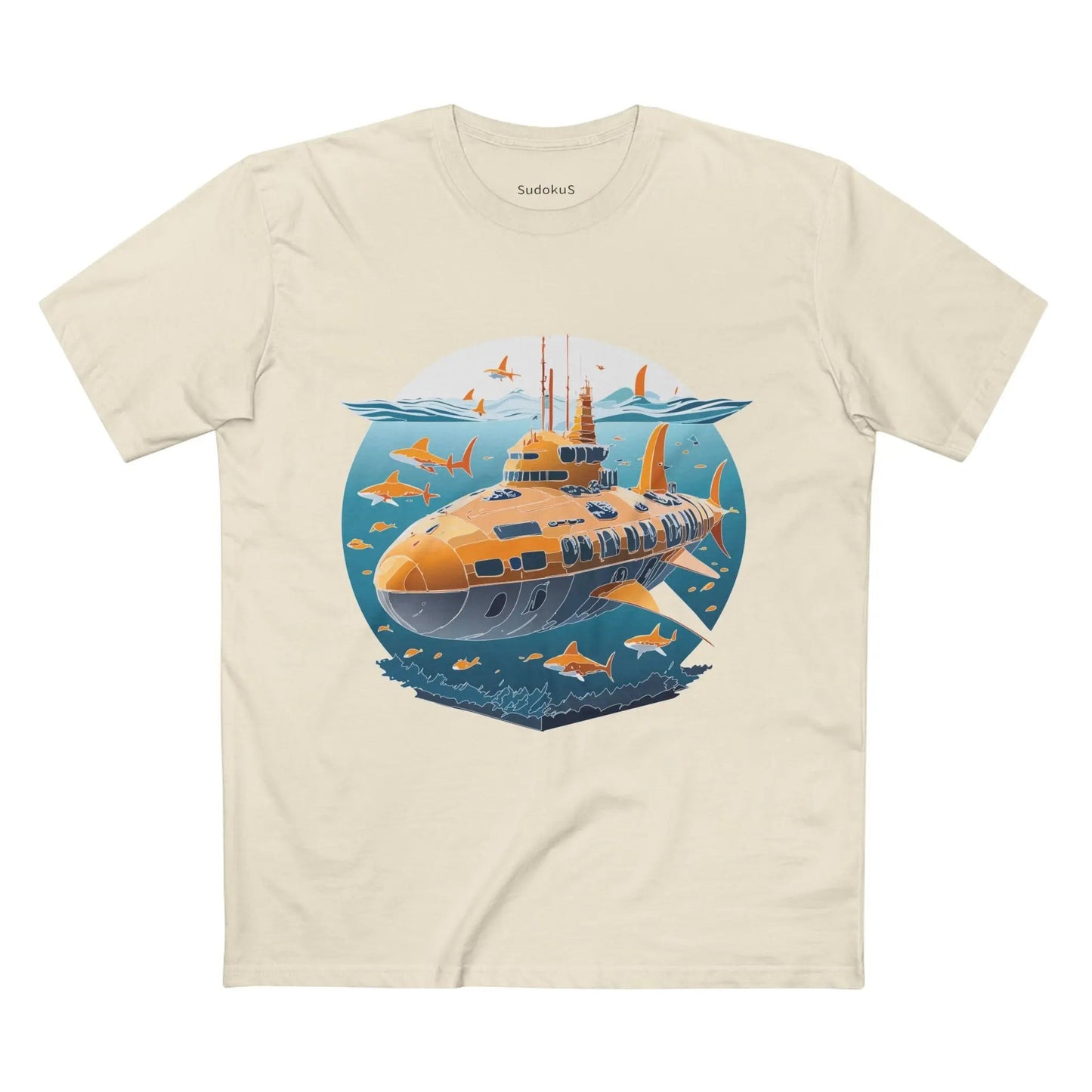 Ocean Coast Graphic Unisex 100 Cotton Staple Tee 19