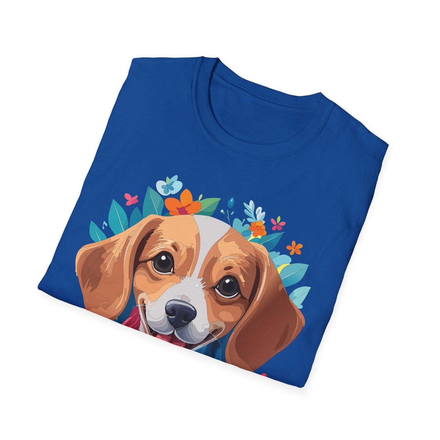 Unisex Dog Shirt Animal Tee Gildan Softstyle 64000 Cotton Tee