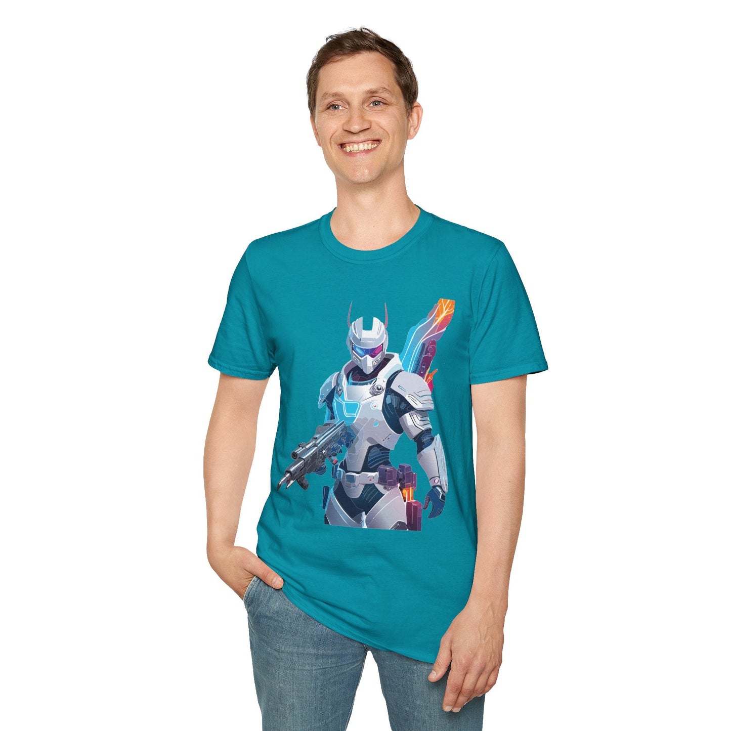 Robocop Graphic Unisex Cotton With Cyber Man Artwork Tee 3