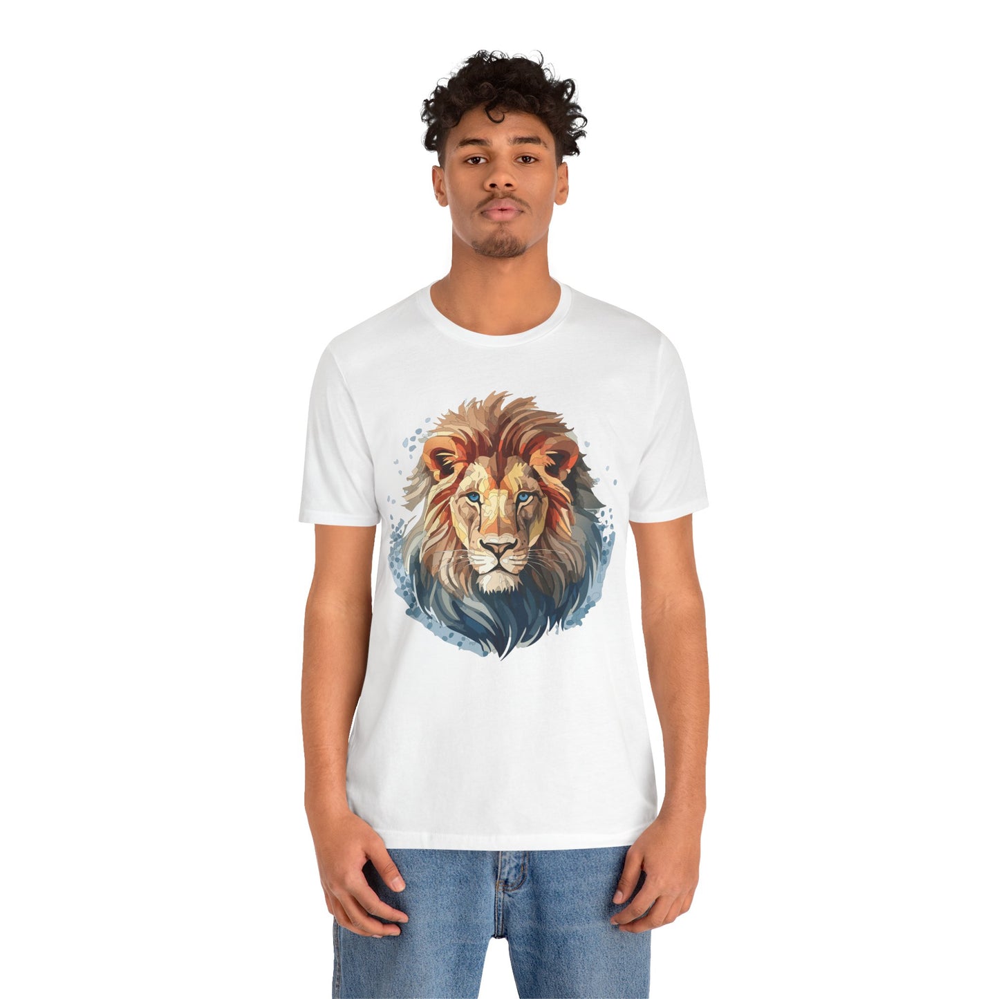 Lion Shirt, Animal Shirt, T-Shirt with Lion, Art Design Tee, Animal Tees, Safari T-Shirt 12