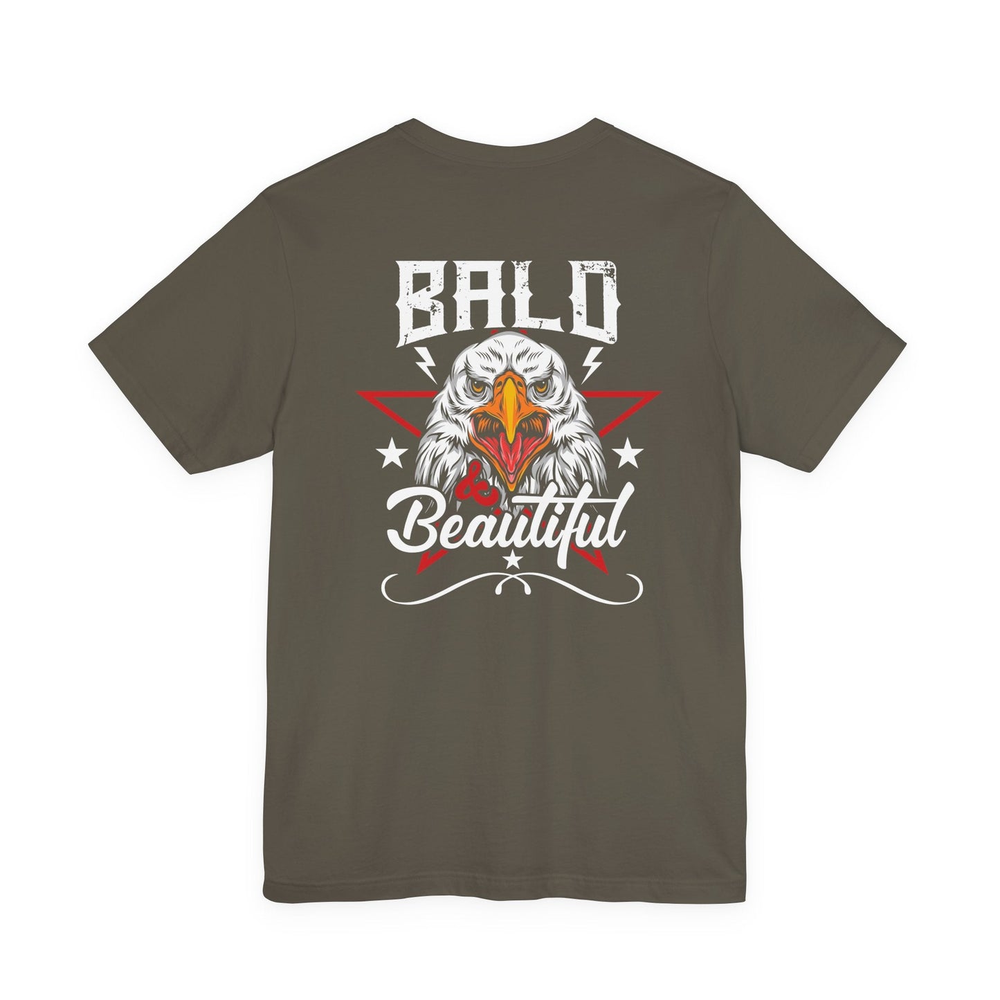 Bald Eagle Graphic Illustration Unisex Cotton Tee a3