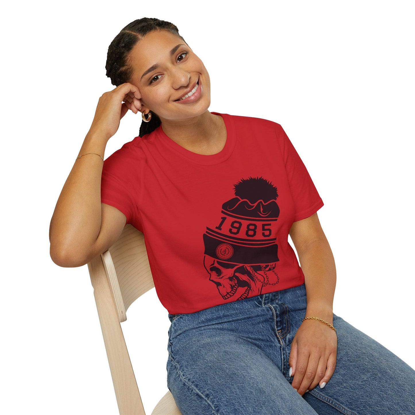Cartoon Animation T Shirt Unisex Gildan Softstyle 64000 Tee With Art Design Funny Graphic
