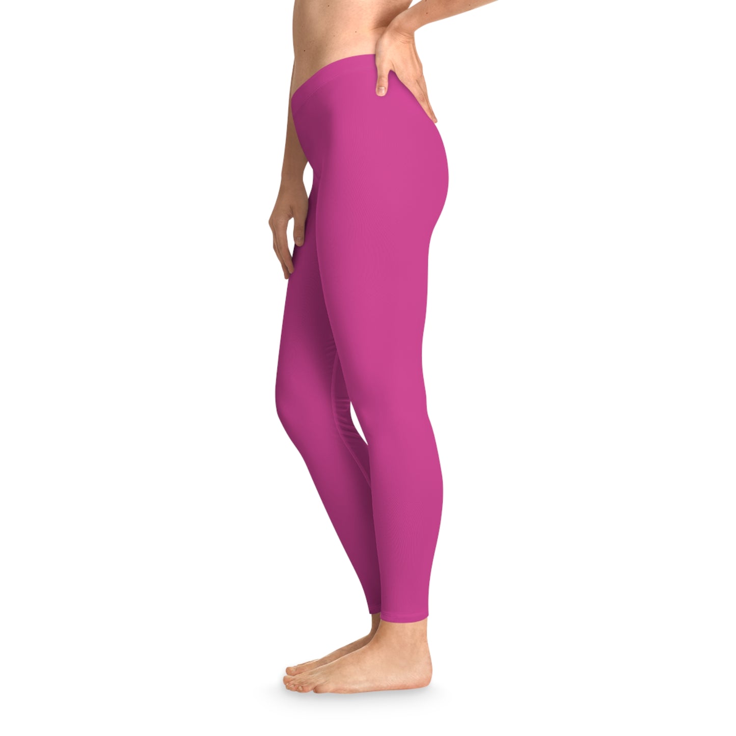 Pink Color Leggings, Pink Leggings 6