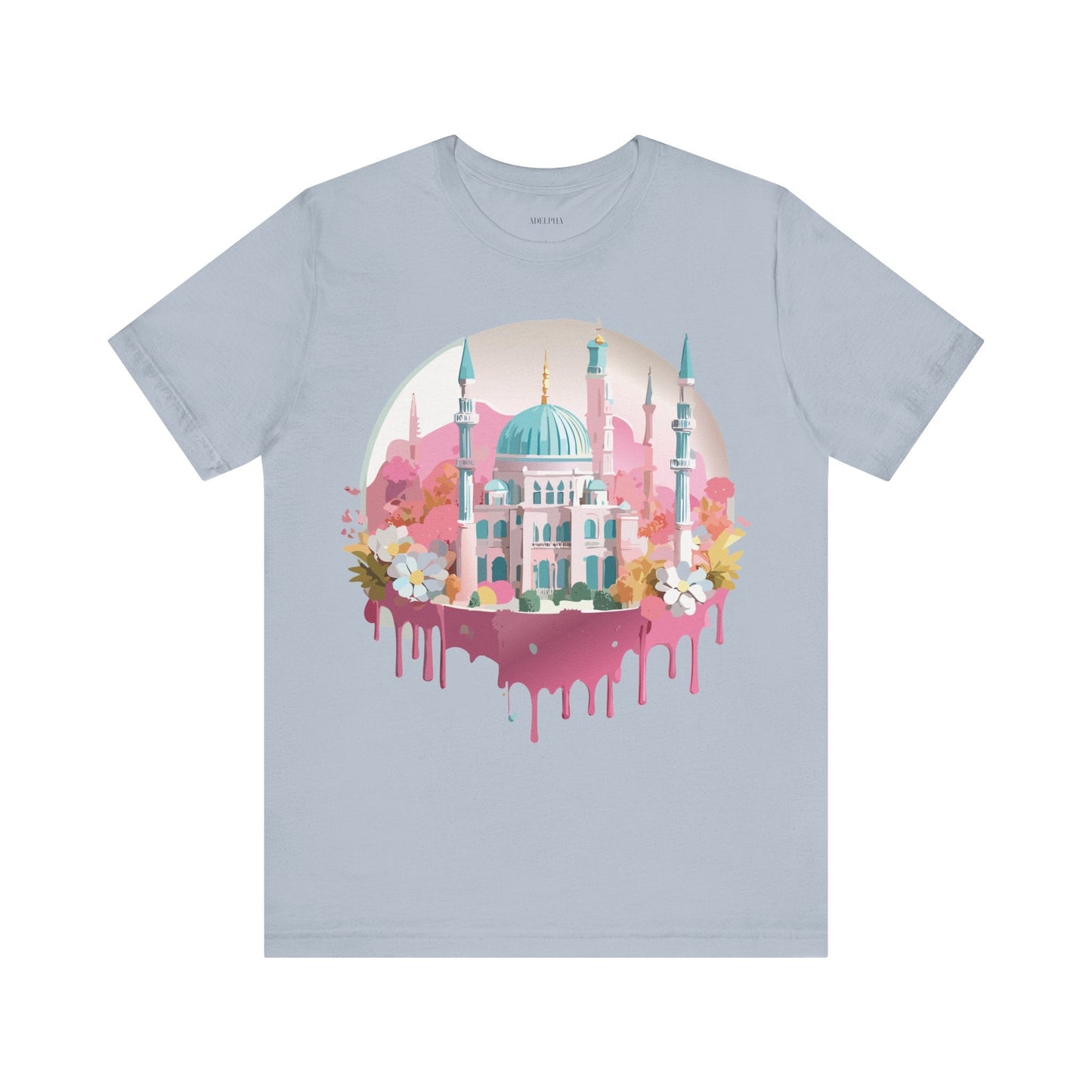 Istanbul Tourist Shirt Unisex Short Sleeve Graphic Tee Vintage Inspired Art Adelpha
