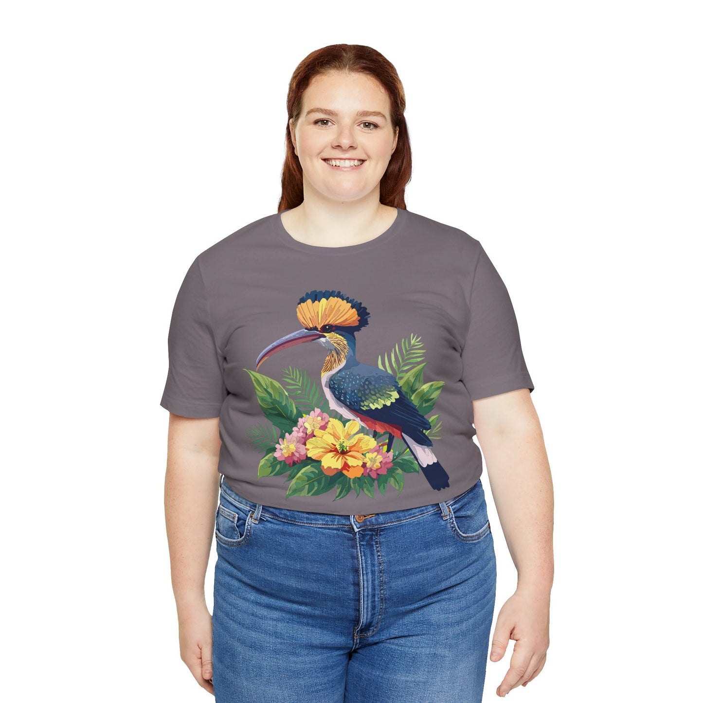 Unisex Animal Tee Shirt With Art Design Wild Animals Short Sleeve Jersey Tee For Everyday