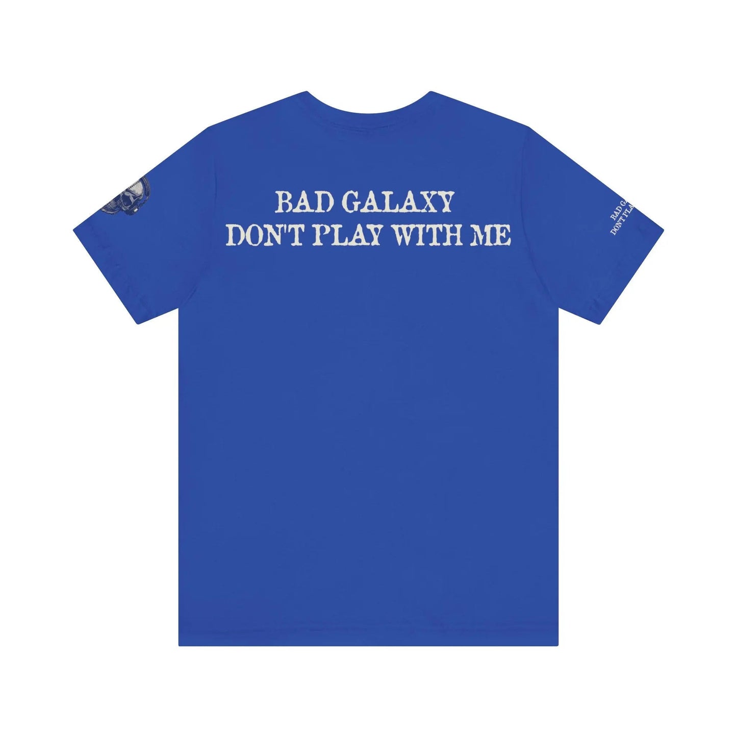 Skull T Shirt From Bad Galaxy 100 Percent Cotton Eco Friendly Made In USA With Durable Stitching