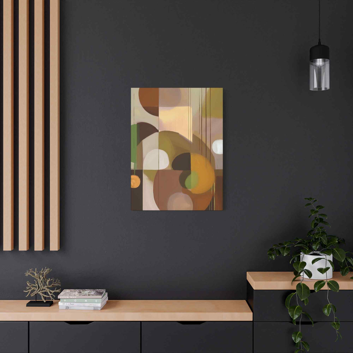 Abstract Geometric Painting Print Canvas 20x24,20x30,24x30 24x32,24x36,30x40 32x48,36x48,40x60 Pine-Wood Inner Frame ABS-54