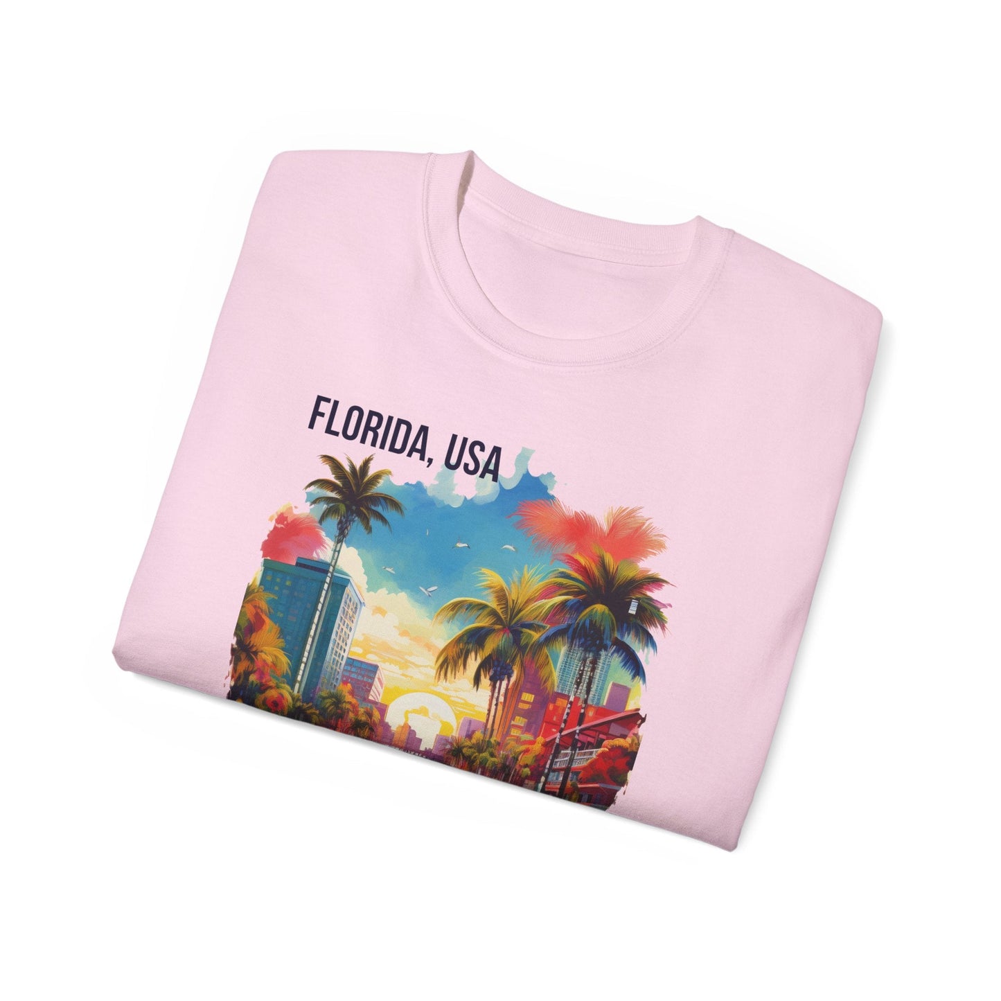 Florida Graphic Unisex Cotton T‑Shirt 1
