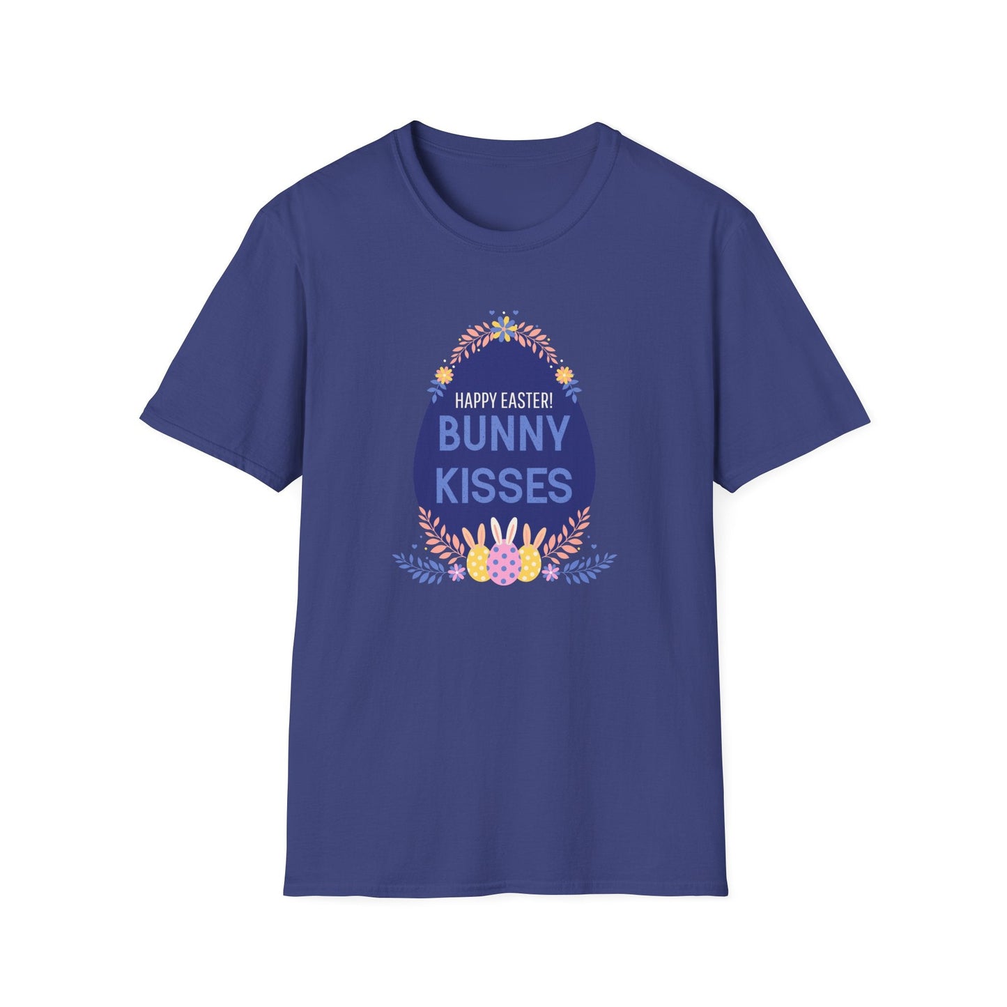 Easter Bunny Kisses T Shirt Unisex Gildan Softstyle Tee With Easter Signature Prints Design