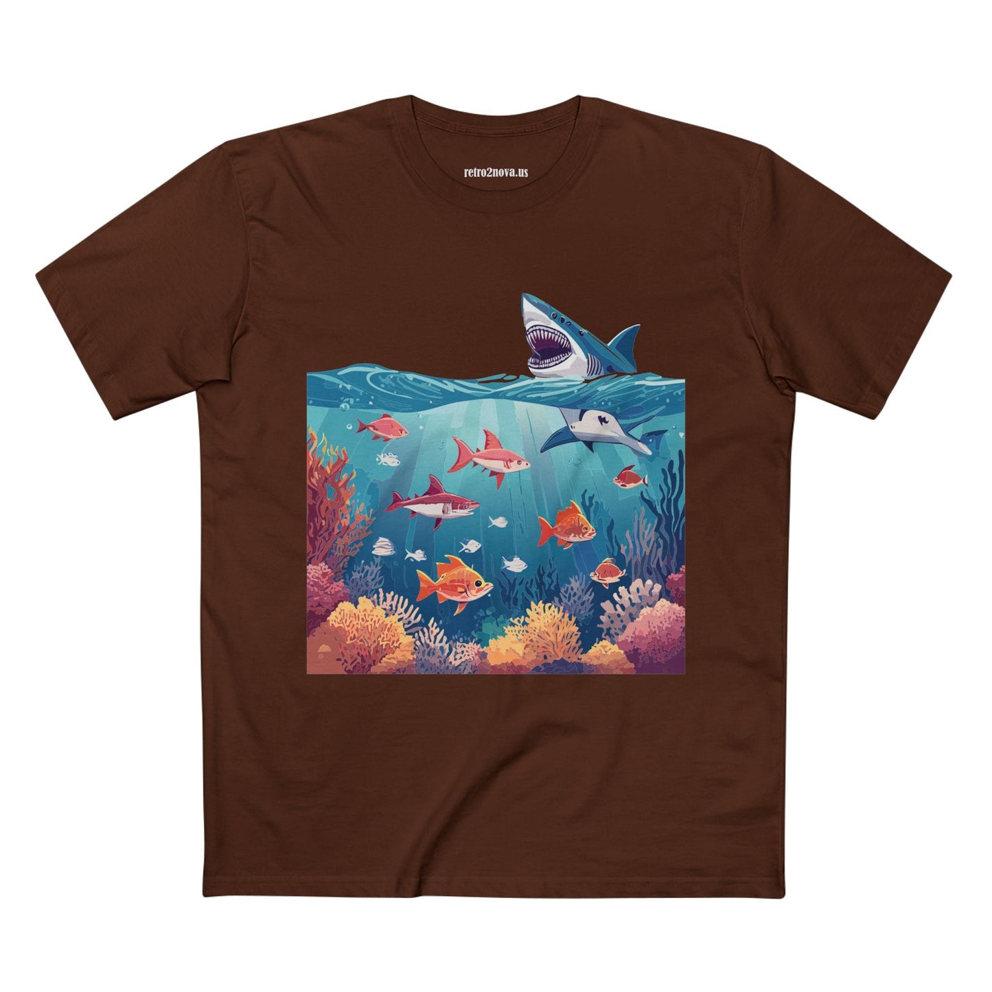 Ocean Pacific OP 8 Unisex Premium Cotton Tee With Original Art Design By Retro2Nova