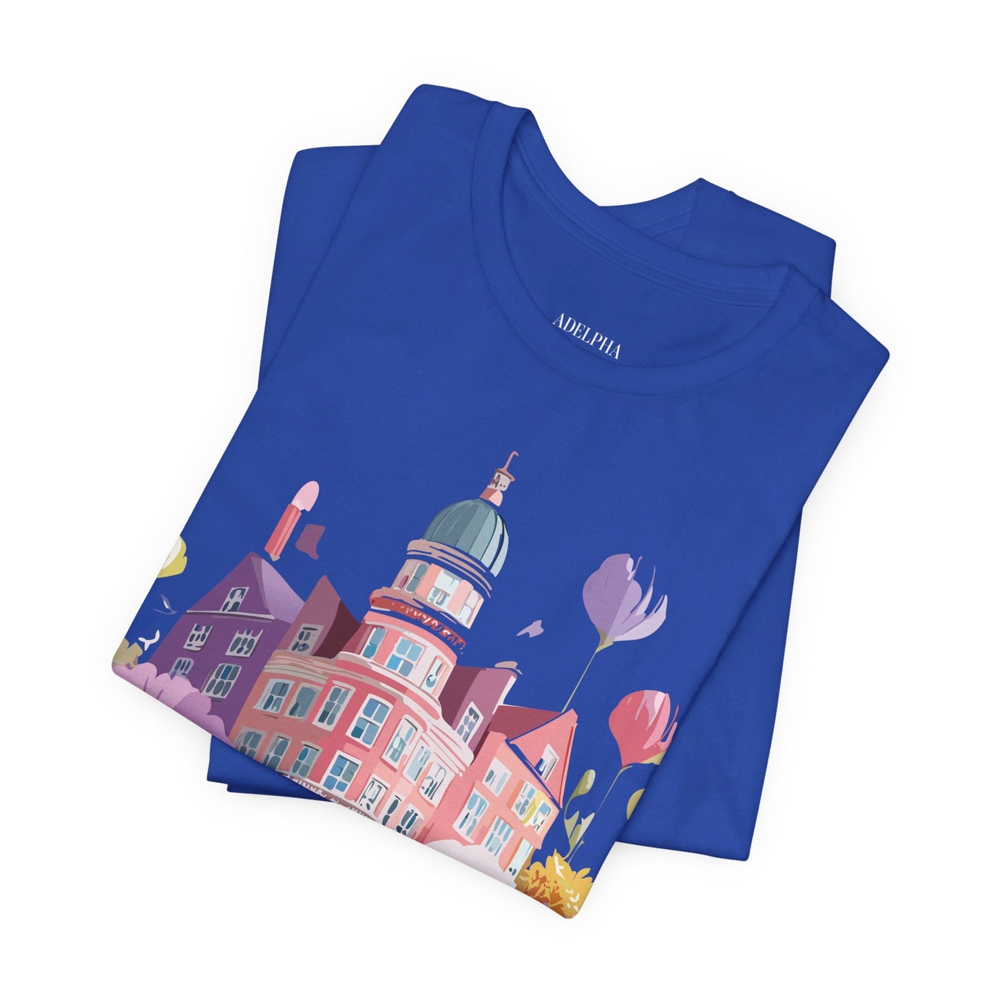 Amsterdam Tourist Shirt Unisex Graphic Tee With Vintage Adelpha Artwork For Everyday Wear