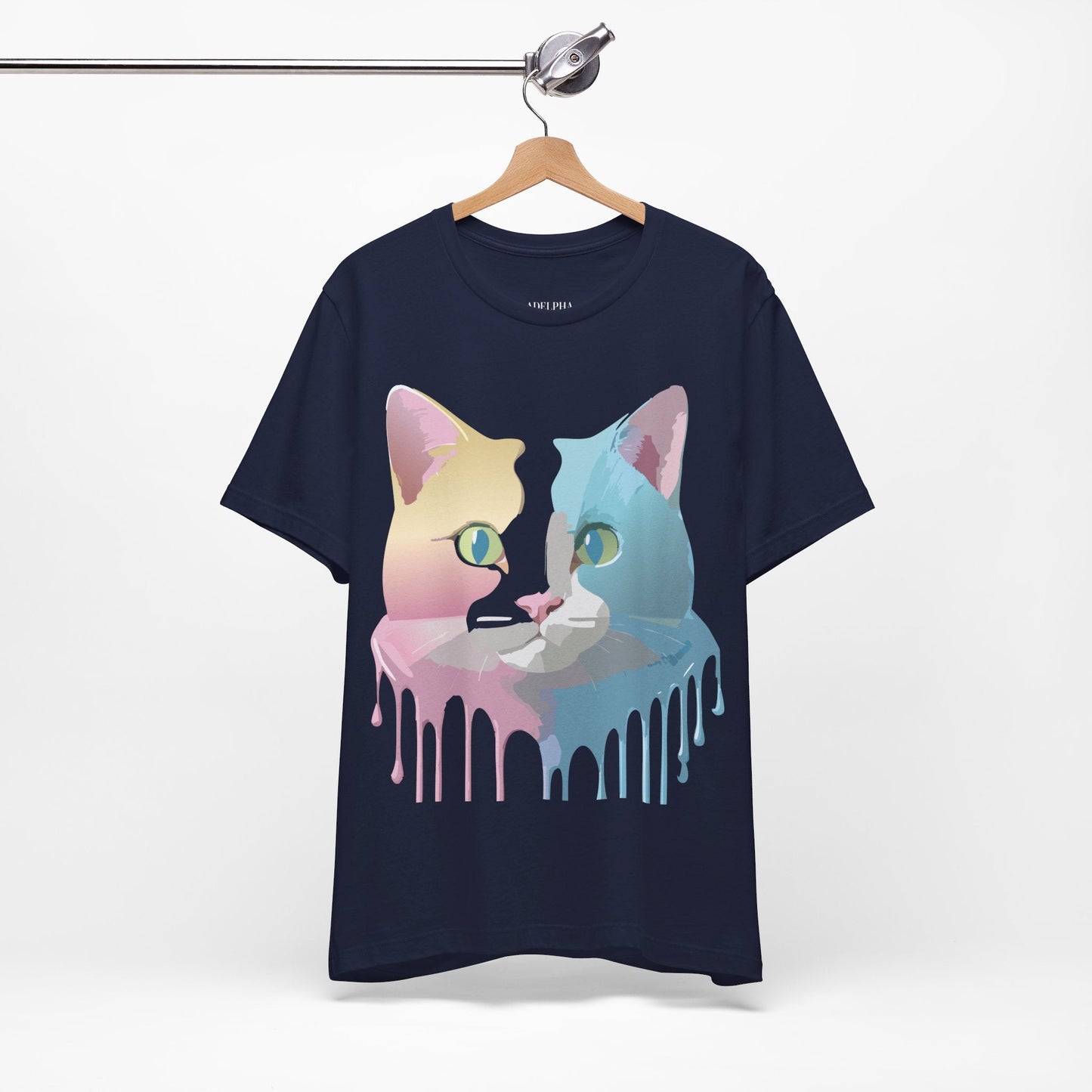 Cat Graphic Tee Unisex Vintage Inspired Shirt By Adelpha Limited Edition