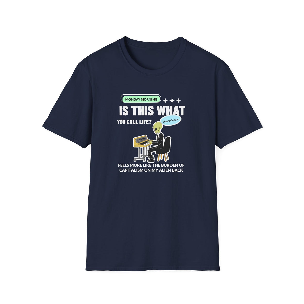Funny UFO Aliens Graphic Unixes Gildan 100 Cotton Tee Shirt 120