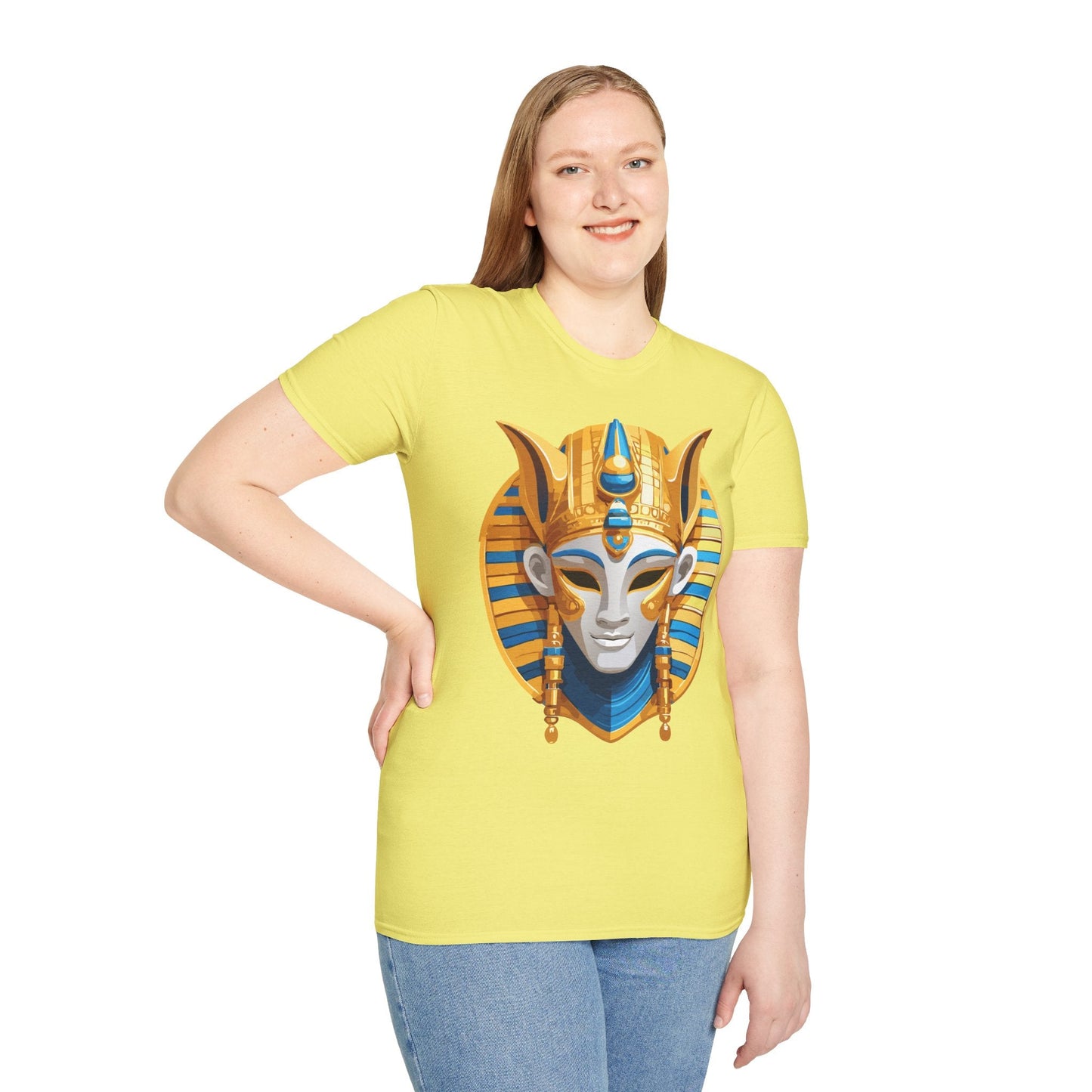 Mask Tee Shirt Unisex Masquerade Design Artwork Gildan Softstyle 64000 Cotton Tee
