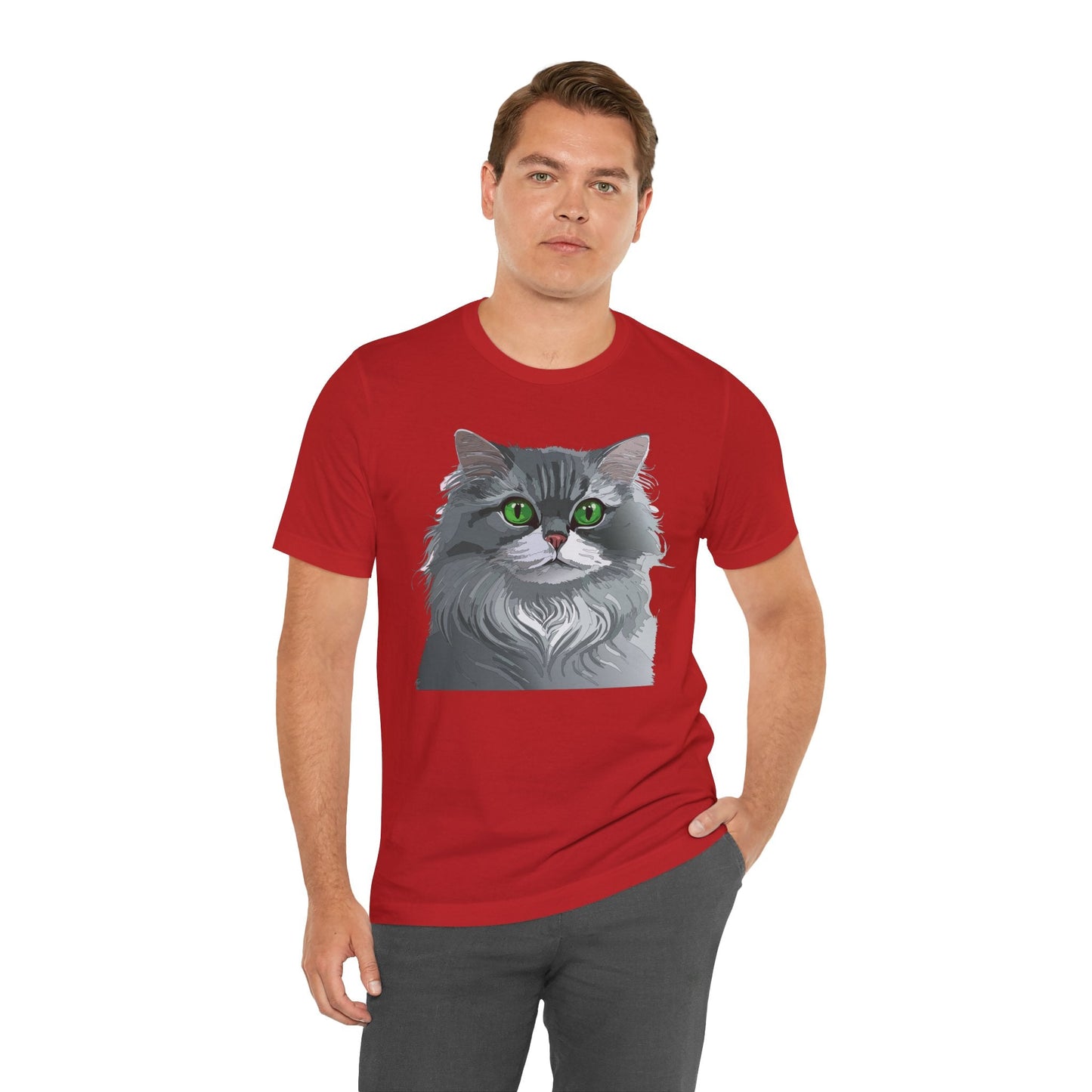 Unisex Animal Shirt With Art Design Animals Tee Short Sleeve Jersey Style Wild Animals Shirt