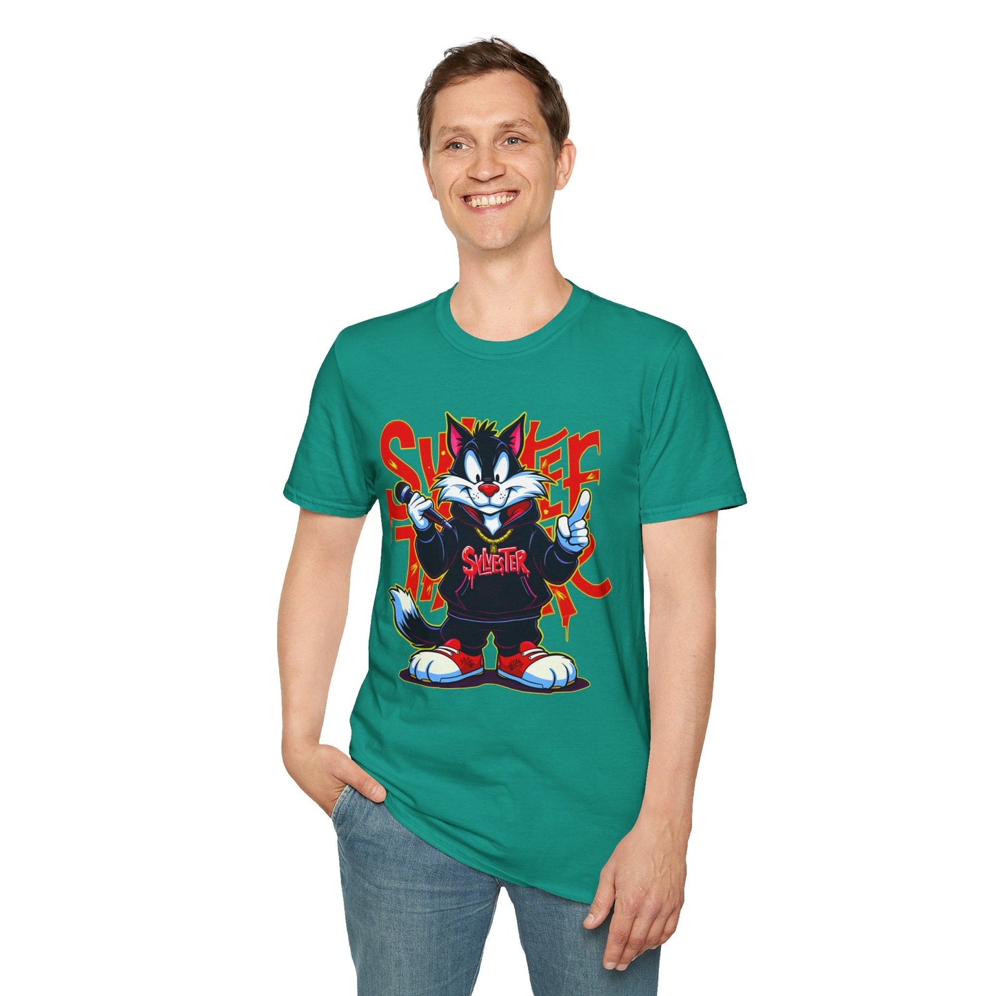 Gildan Softstyle Unisex T Shirt 100 Percent Ring Spun Cotton Cartoon Animation And Funny Animals Tee