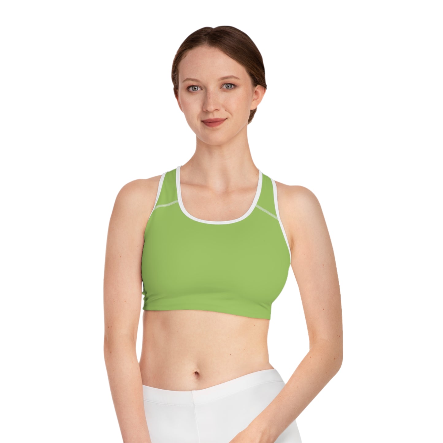 Green Color Sports Bra, Green Sports Bra 13