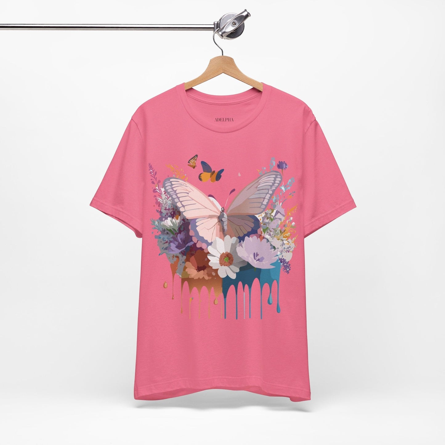 Butterfly Graphic Tee Adelpha Art Design Unisex Short Sleeve Shirt