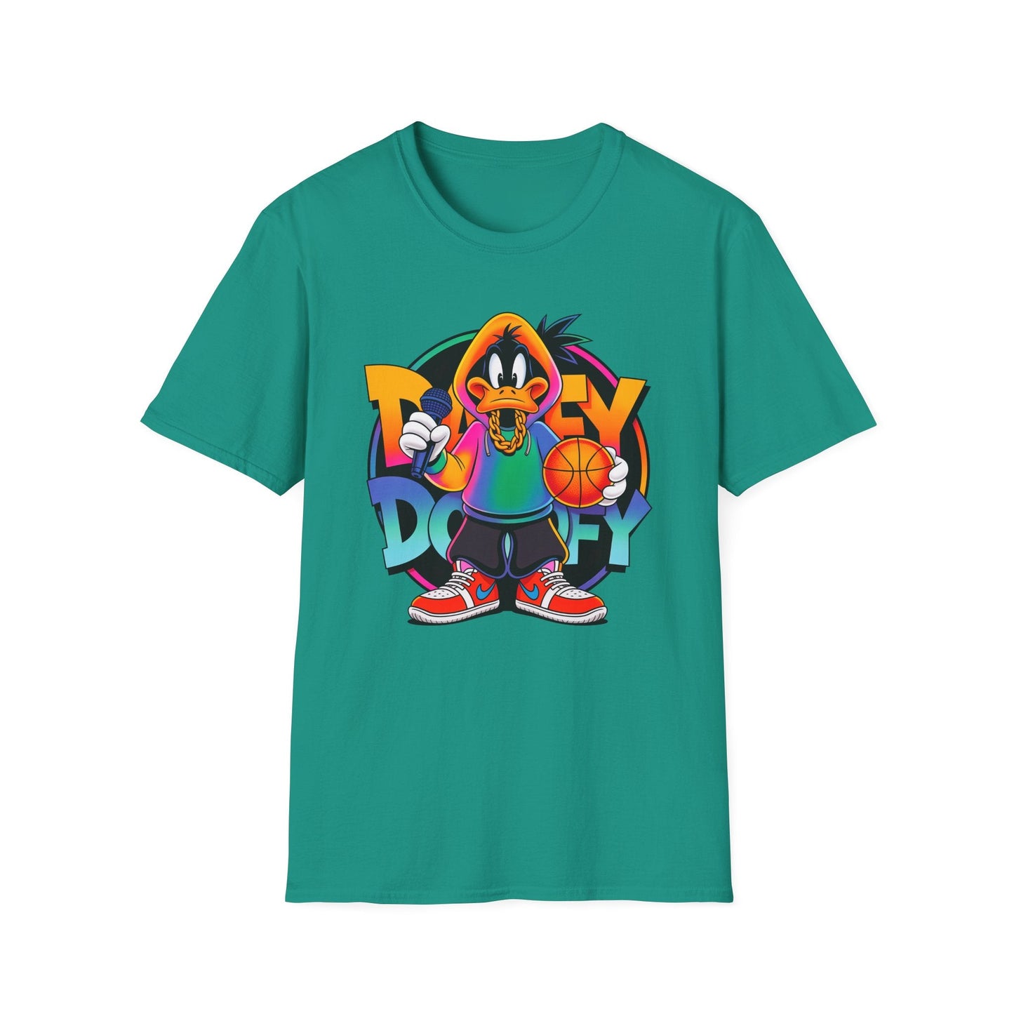 Funny Cartoon Animals T Shirt With Animation Print Unisex Softstyle Graphic Cotton Tee
