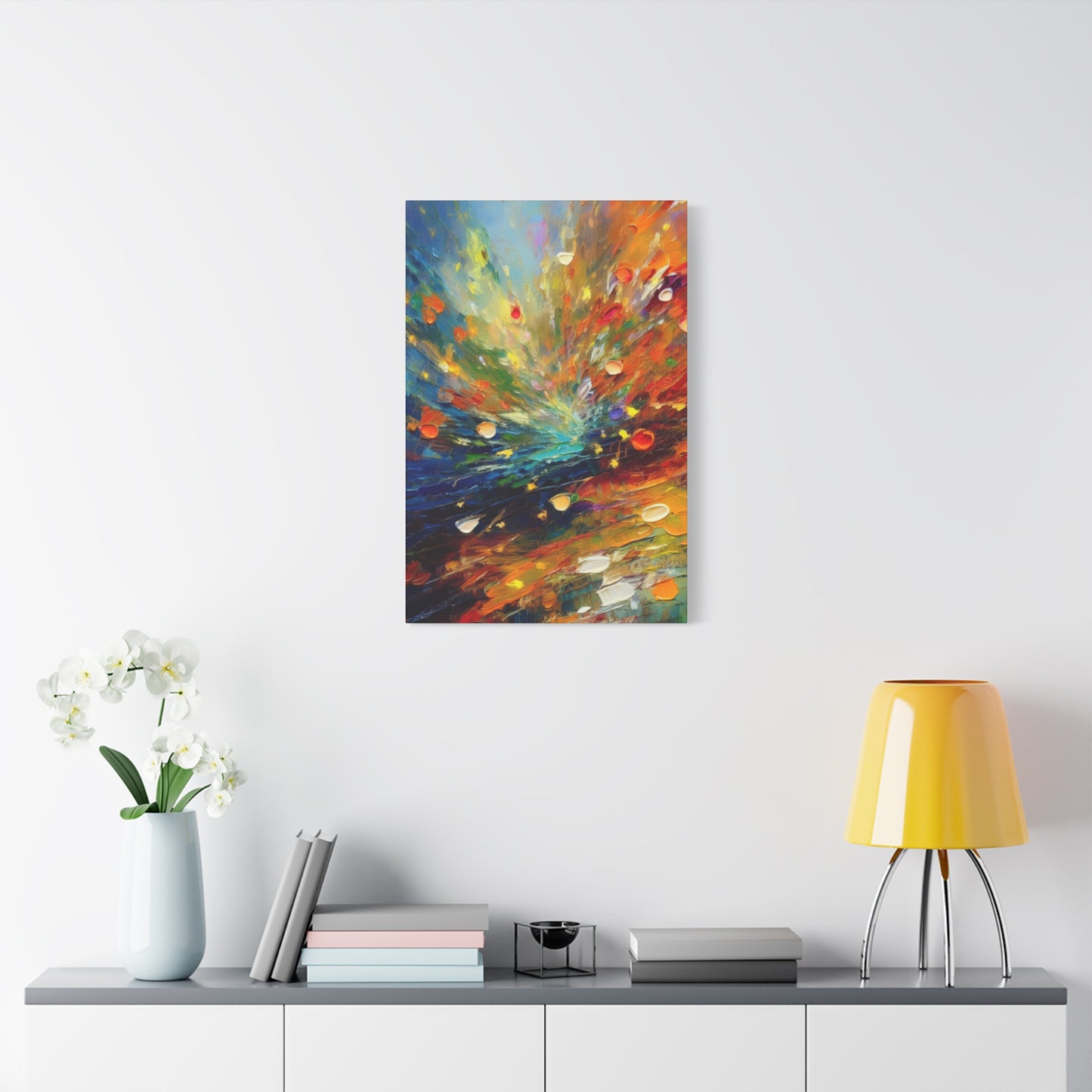 Abstract Oil Painting Print Canvas 20x24,20x30,24x30 24x32,24x36,30x40 32x48,36x48,40x60 Pine-Wood Inner Frame ABS-121