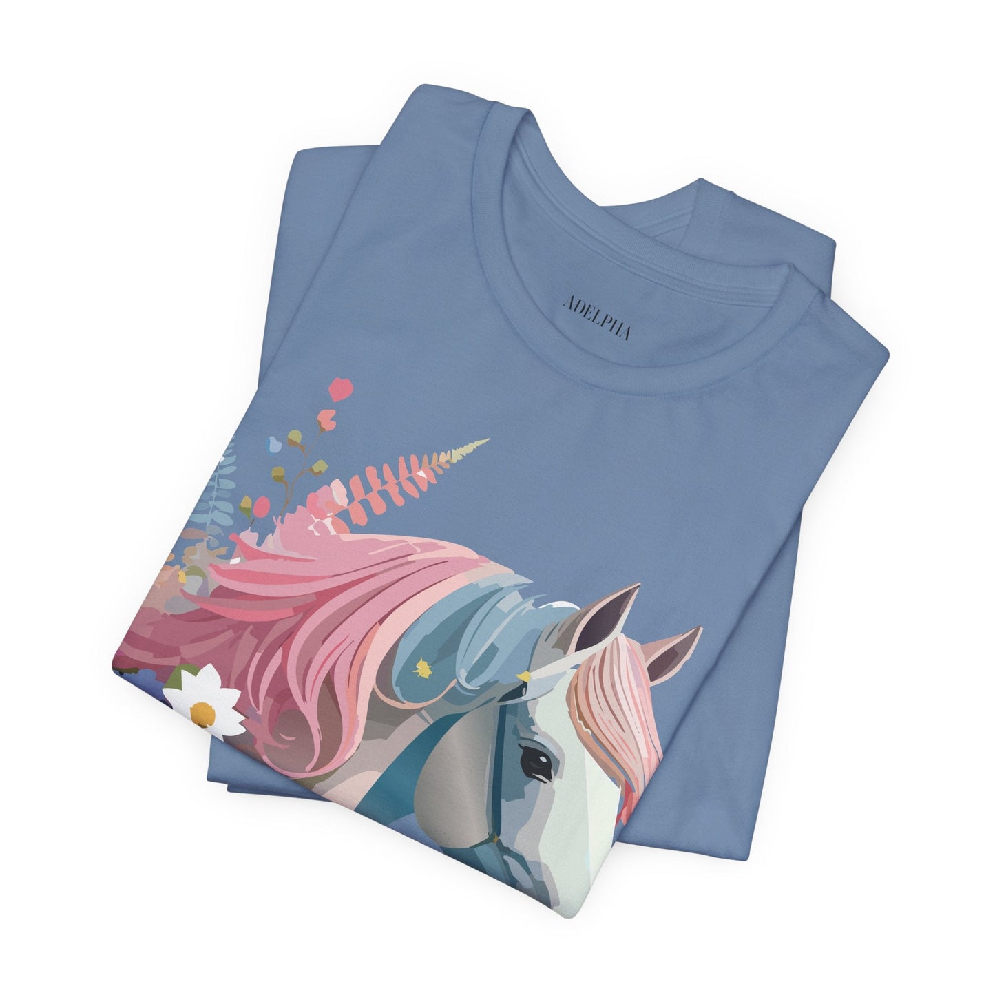 Horse Graphic Unisex 100 Cotton Vintage Animal Art T-Shirt 3