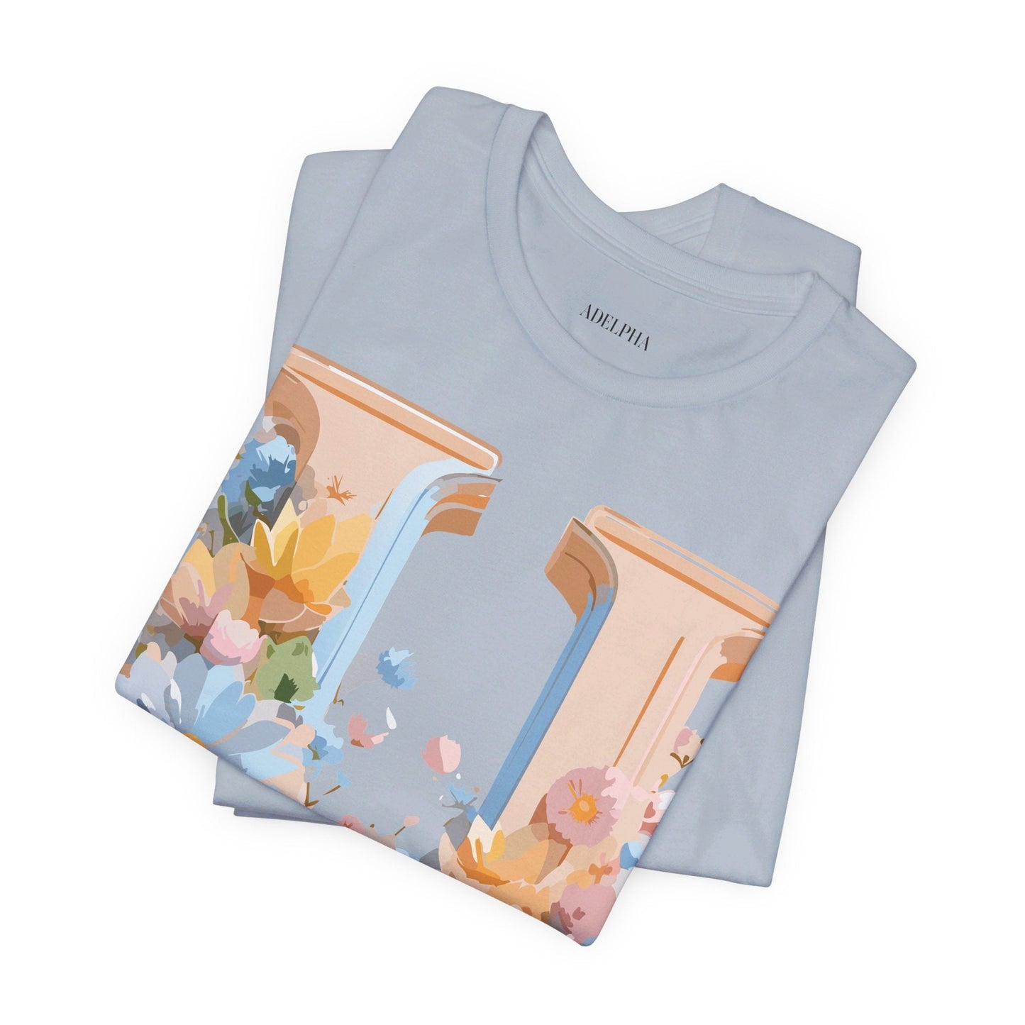 Letter U Shirt Unisex Graphic Tee By Adelpha Vintage Inspired Short Sleeve Art Design