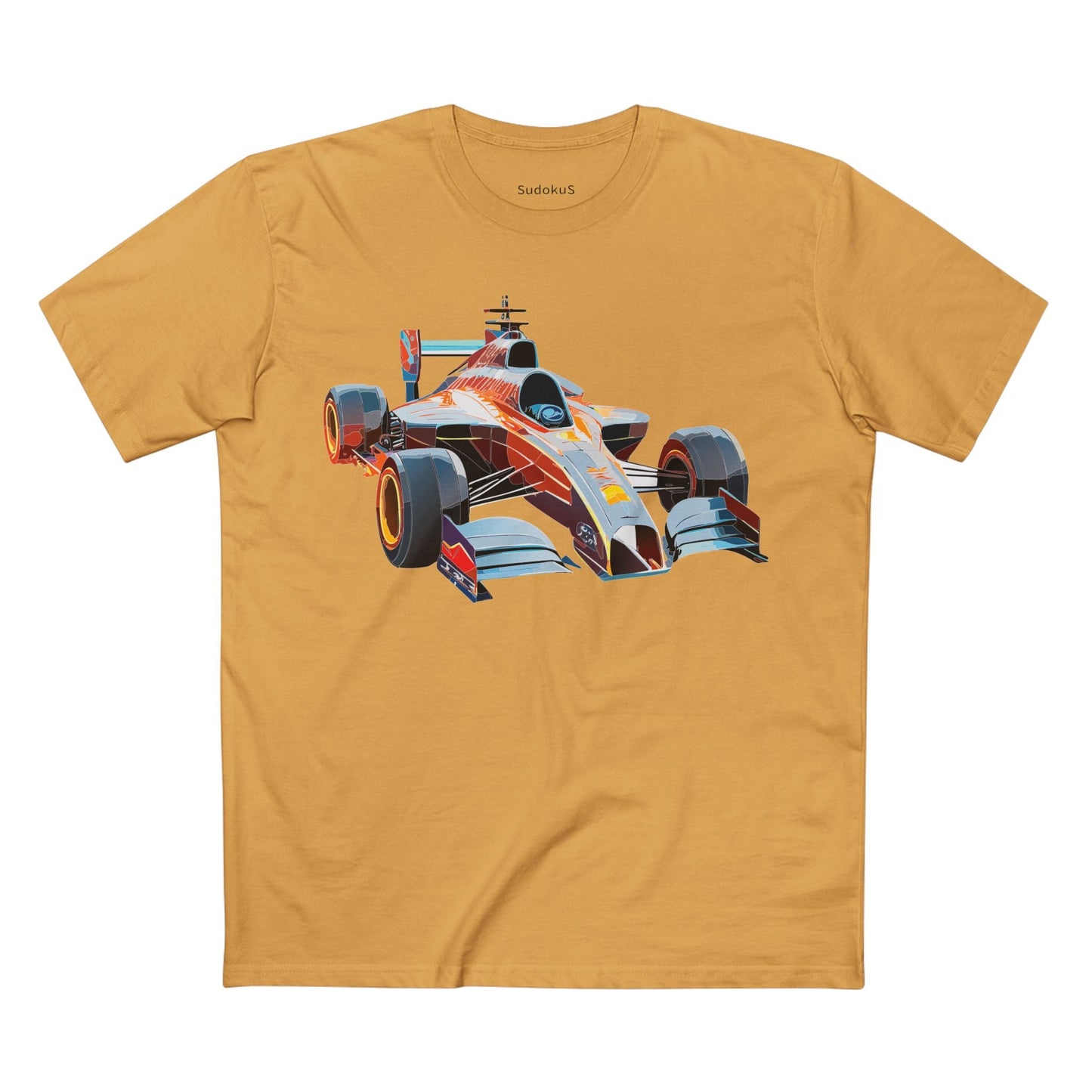 Car Graphic Unisex 100 Cotton Staple Tee 9