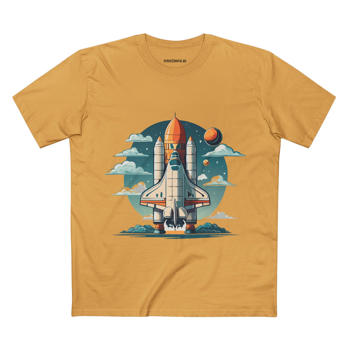 Cosmos Shuttle Graphic Tee Staple Unisex 100 Cotton Tee Shirt - CS-1