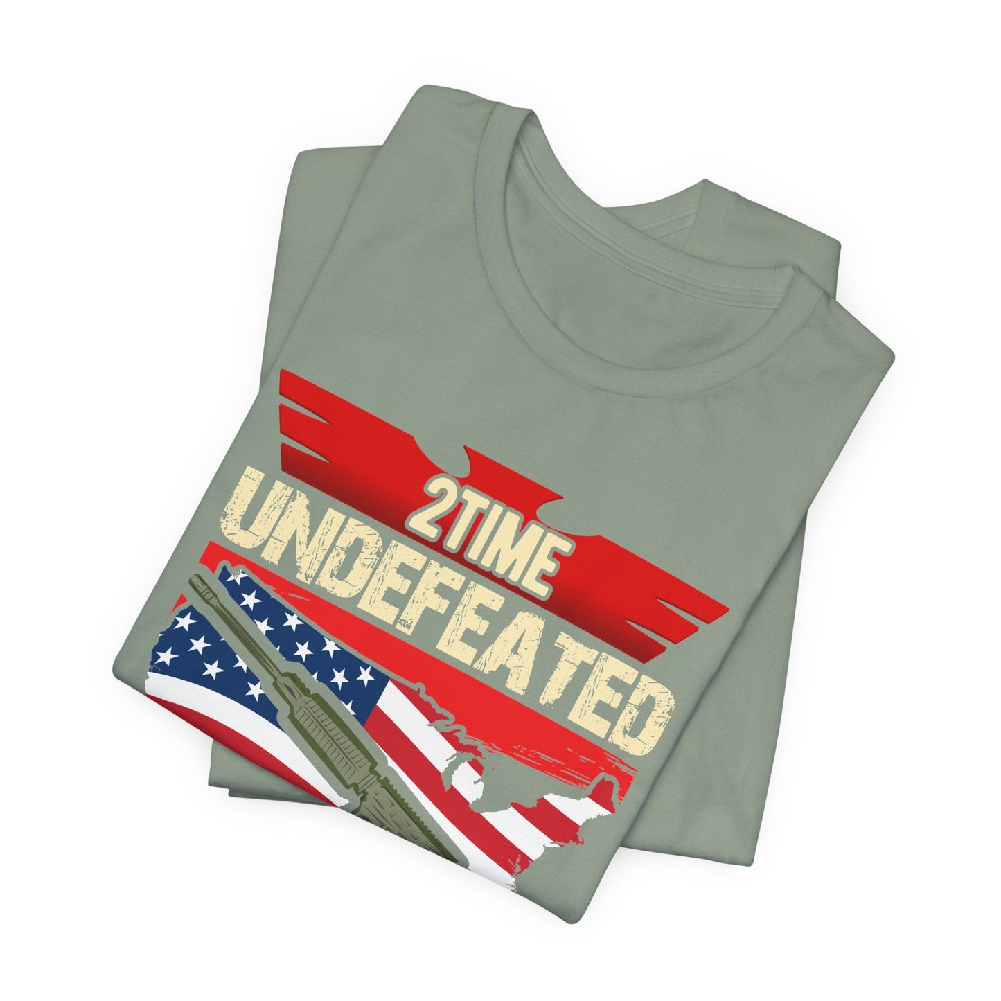 Army Veteran Patriotic Graphic Design Unisex Cotton T-Shirt v15