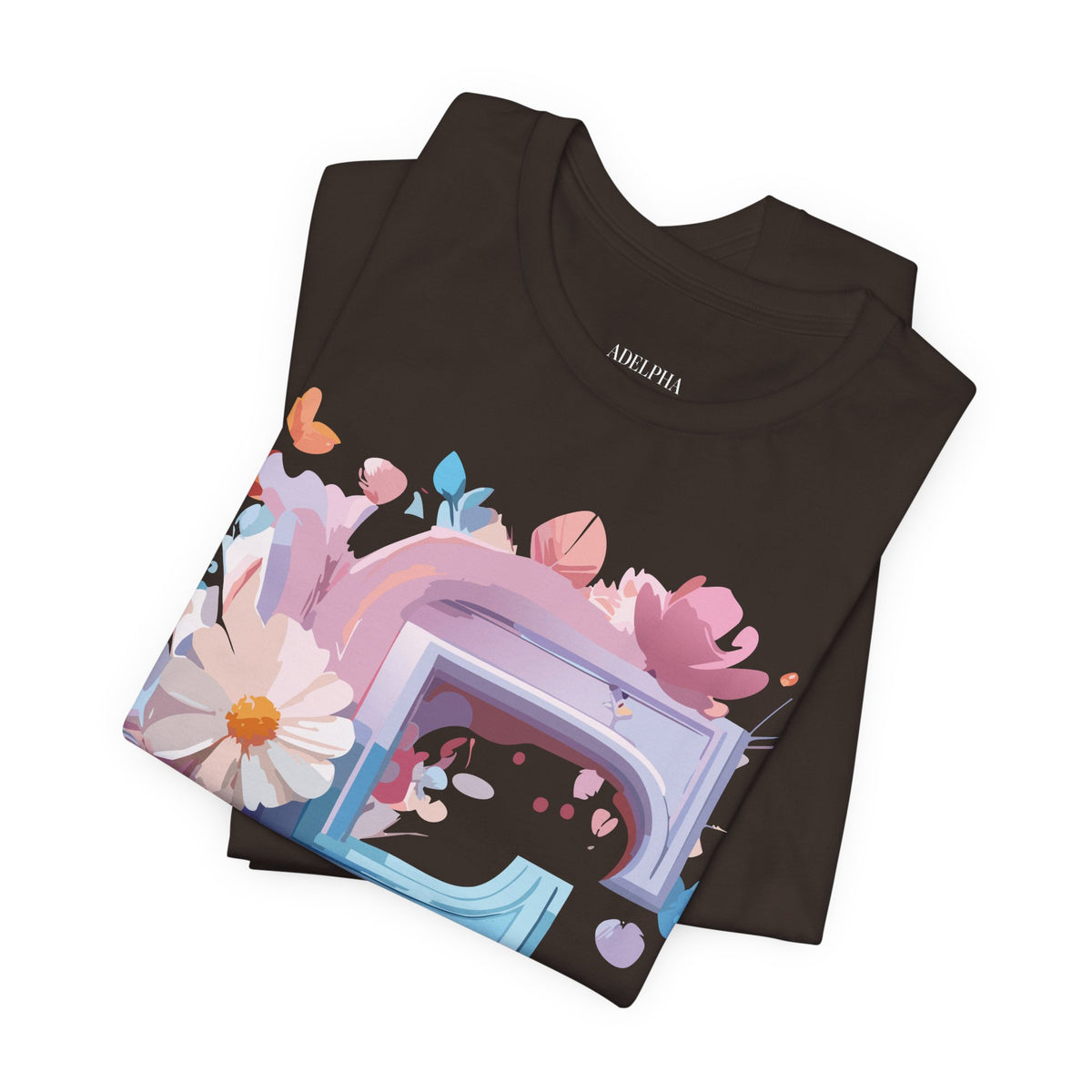 Letter F Graphic Unisex Cotton Bella+Canvas Tee with Art Letter Design