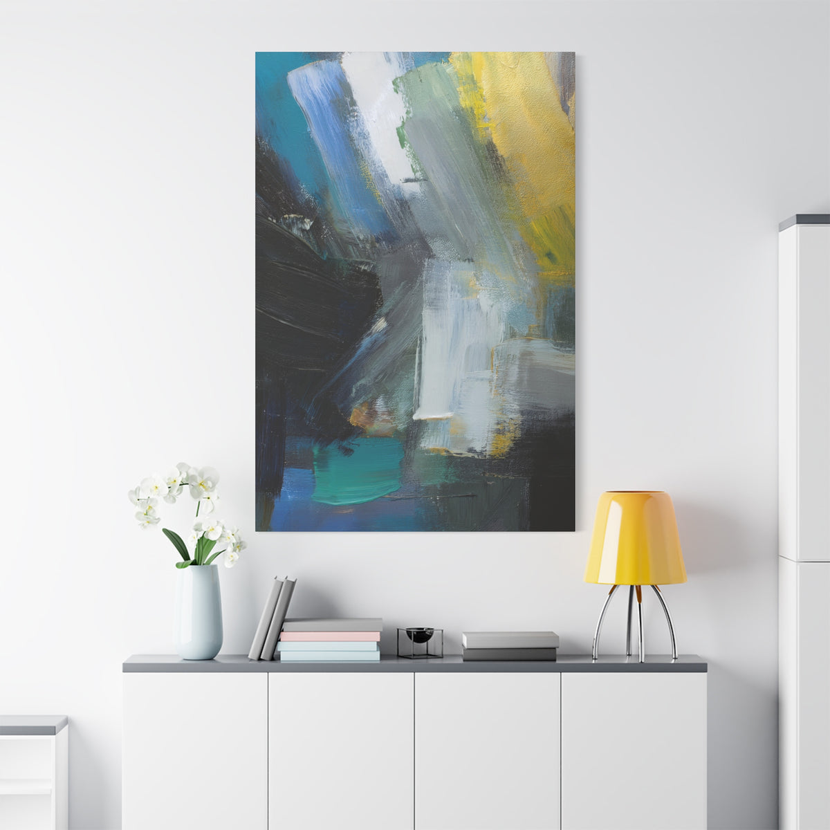 Abstract Oil Painting Print Canvas 20x24,20x30,24x30 24x32,24x36,30x40 32x48,36x48,40x60 Pine-Wood Inner Frame ABS-81