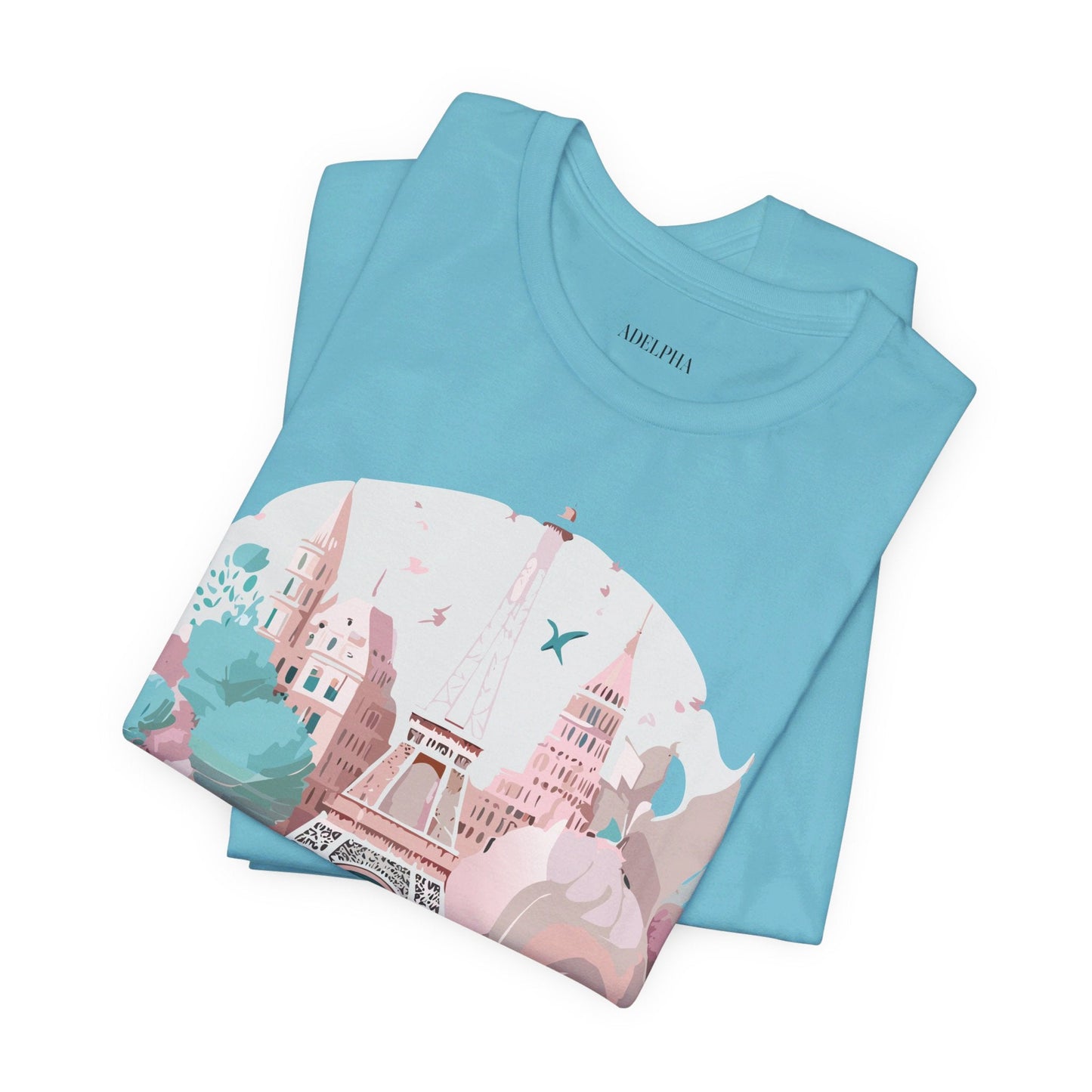 Paris Graphic Tee Unisex Premium Adelpha Art Design Vintage Inspired Short Sleeve Shirt