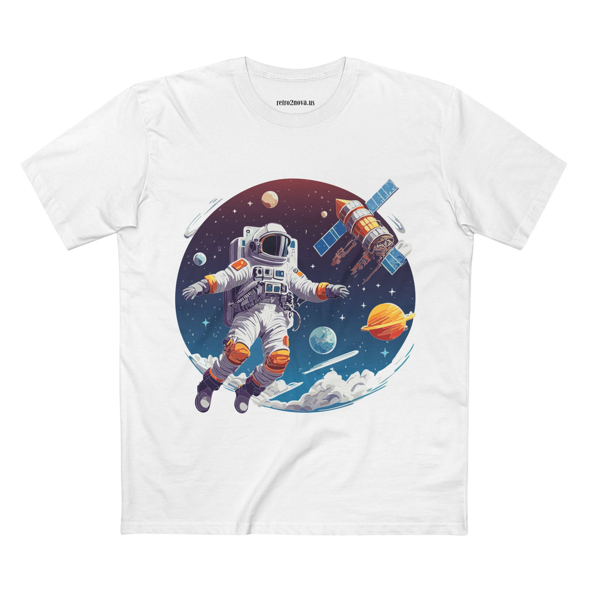 Cosmos Astronaut Graphic Tee Staple Unisex 100 Cotton Tee Shirt - CS-34