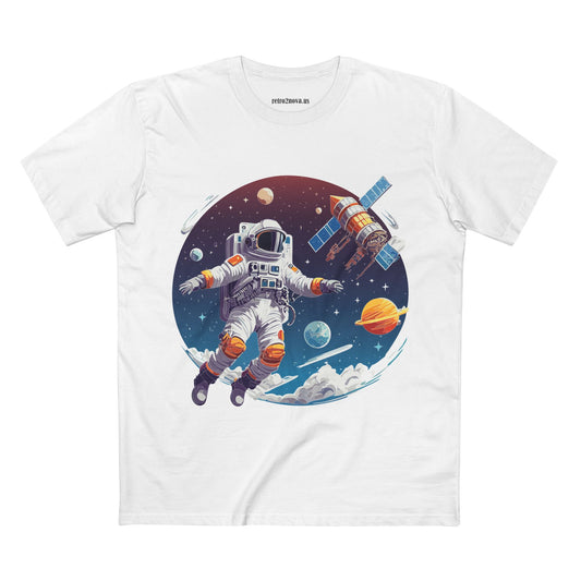 Cosmos Astronaut Graphic Tee Staple Unisex 100 Cotton Tee Shirt - CS-34