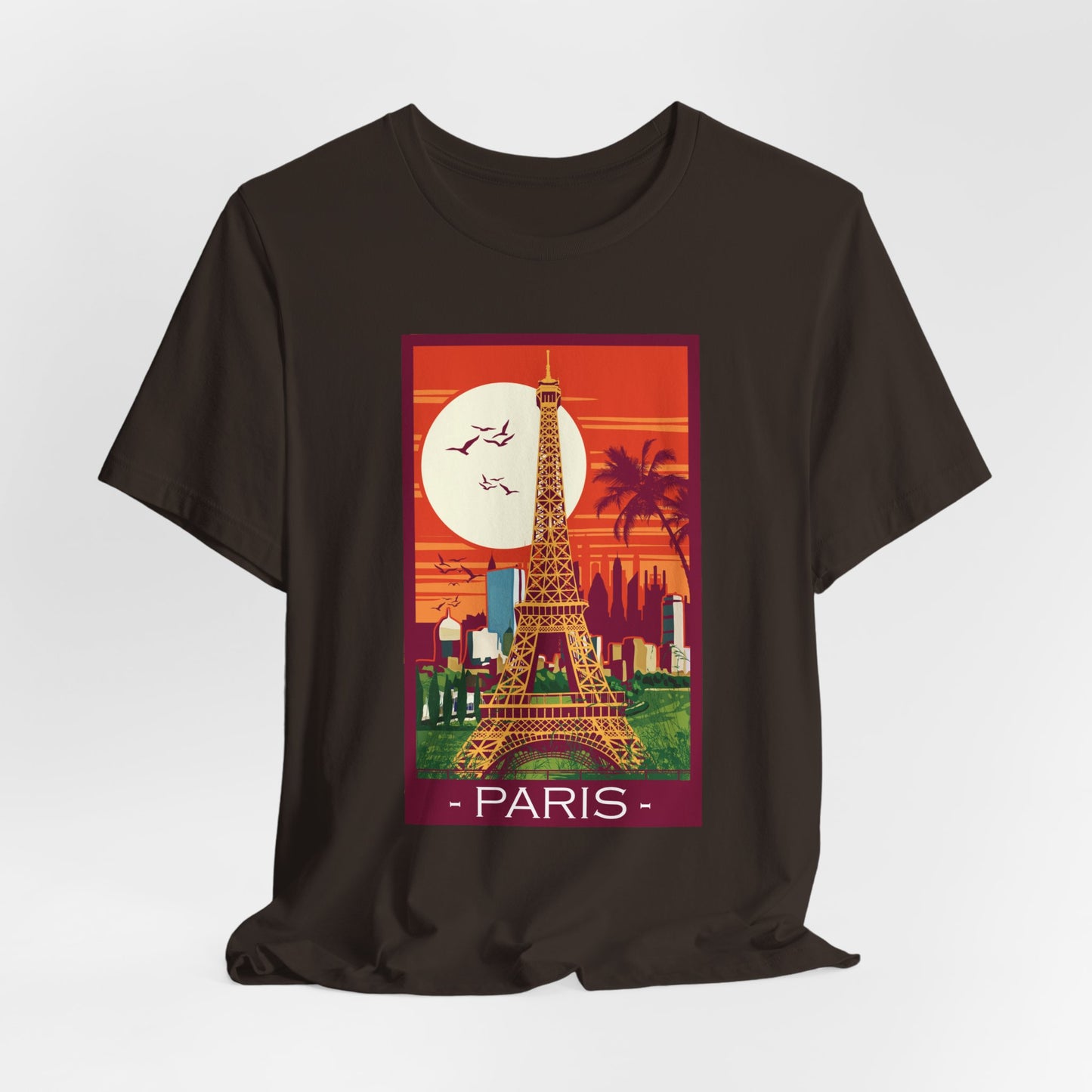 Retro Poster Paris Graphic Design Tee, Paris Shirt, Vintage Tees, Art Design T-Shirt, Graphic Tee, Retro Art Shirts