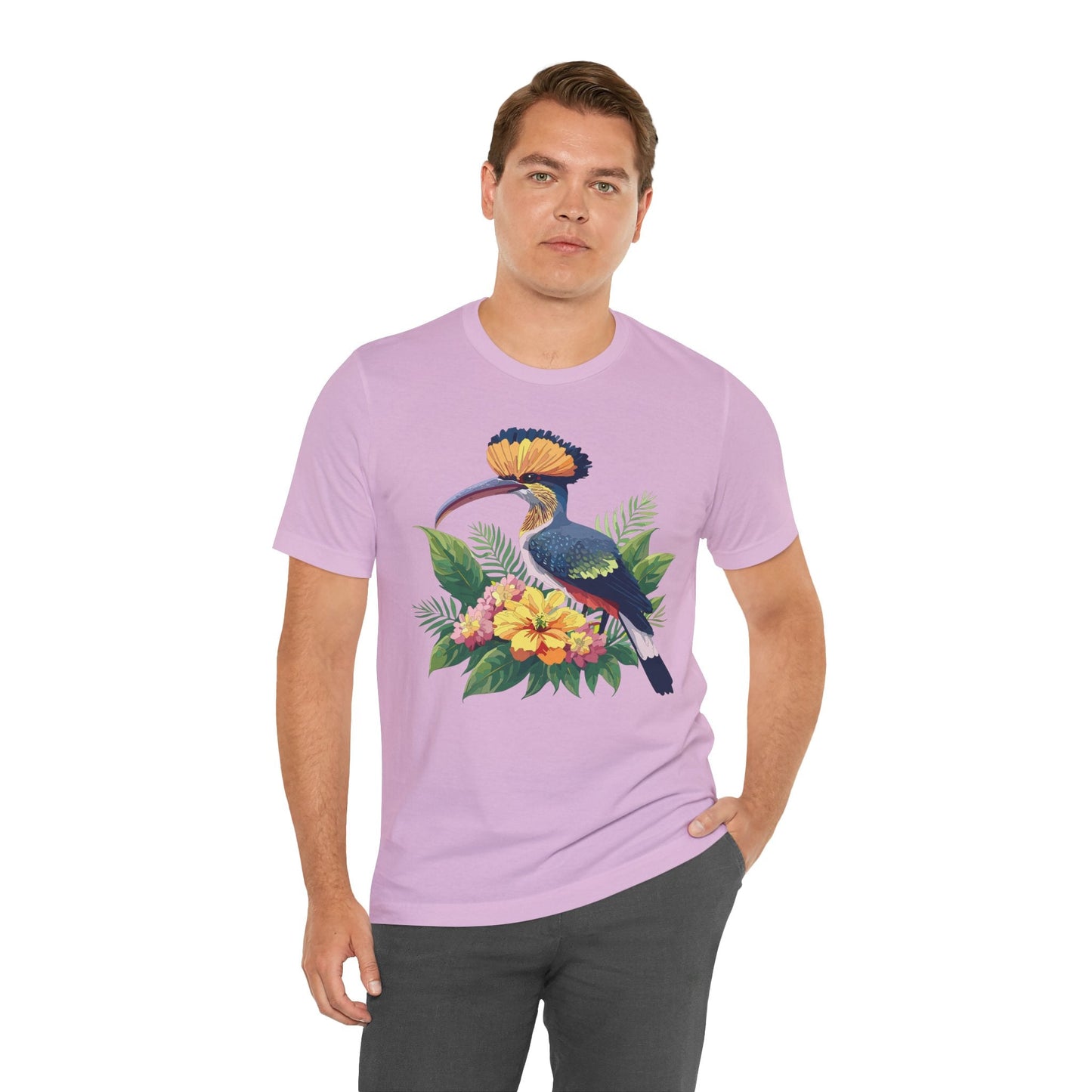 Unisex Animal Tee Shirt With Art Design Wild Animals Short Sleeve Jersey Tee For Everyday