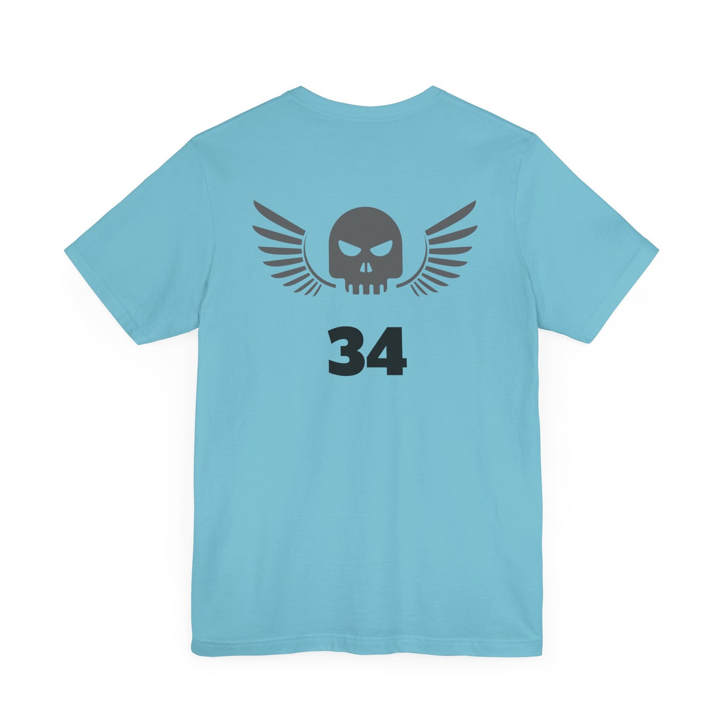 Unisex Cotton Tee Shirt with Skull