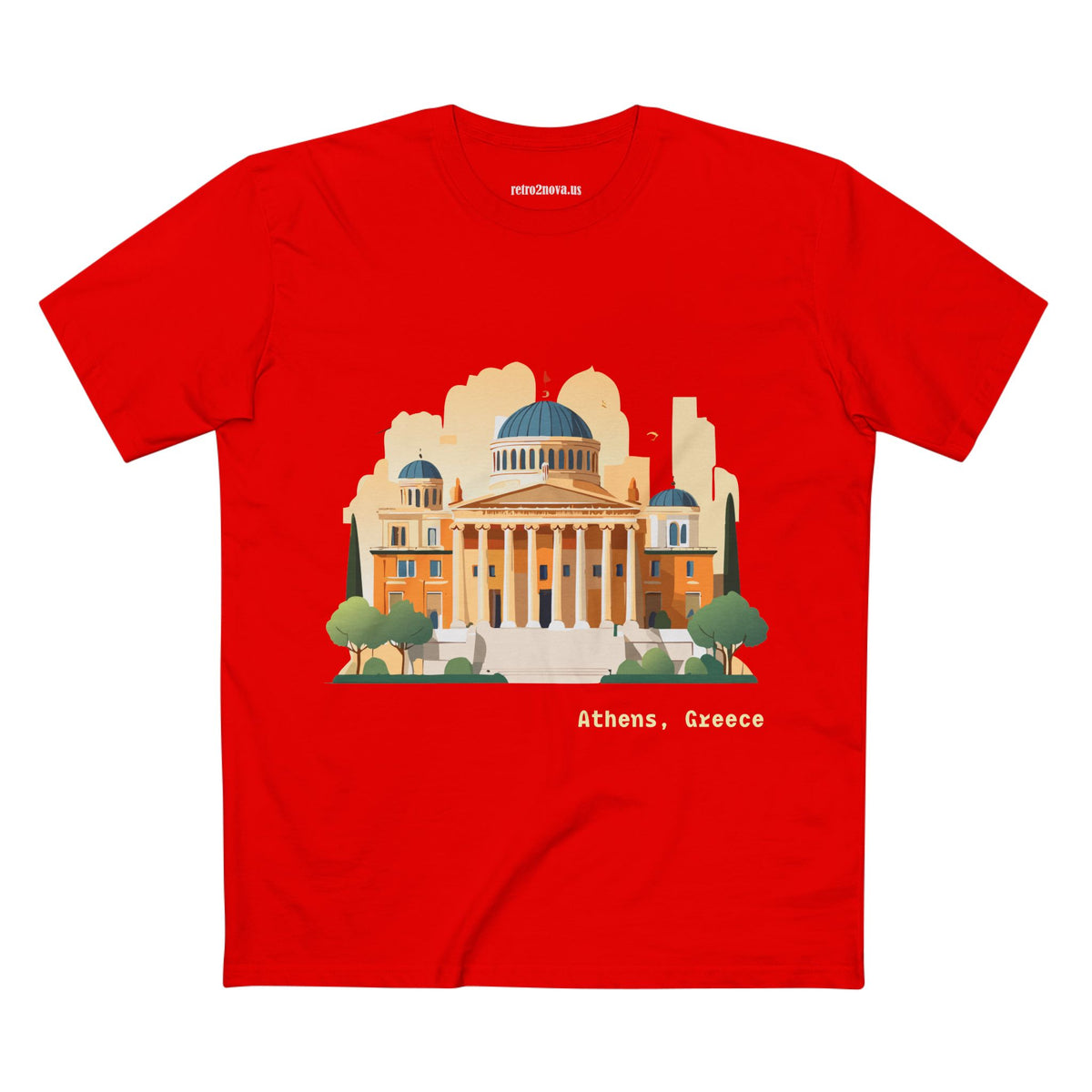 Athens Greece illustration Tee | Historic Parthenon travel souvenir