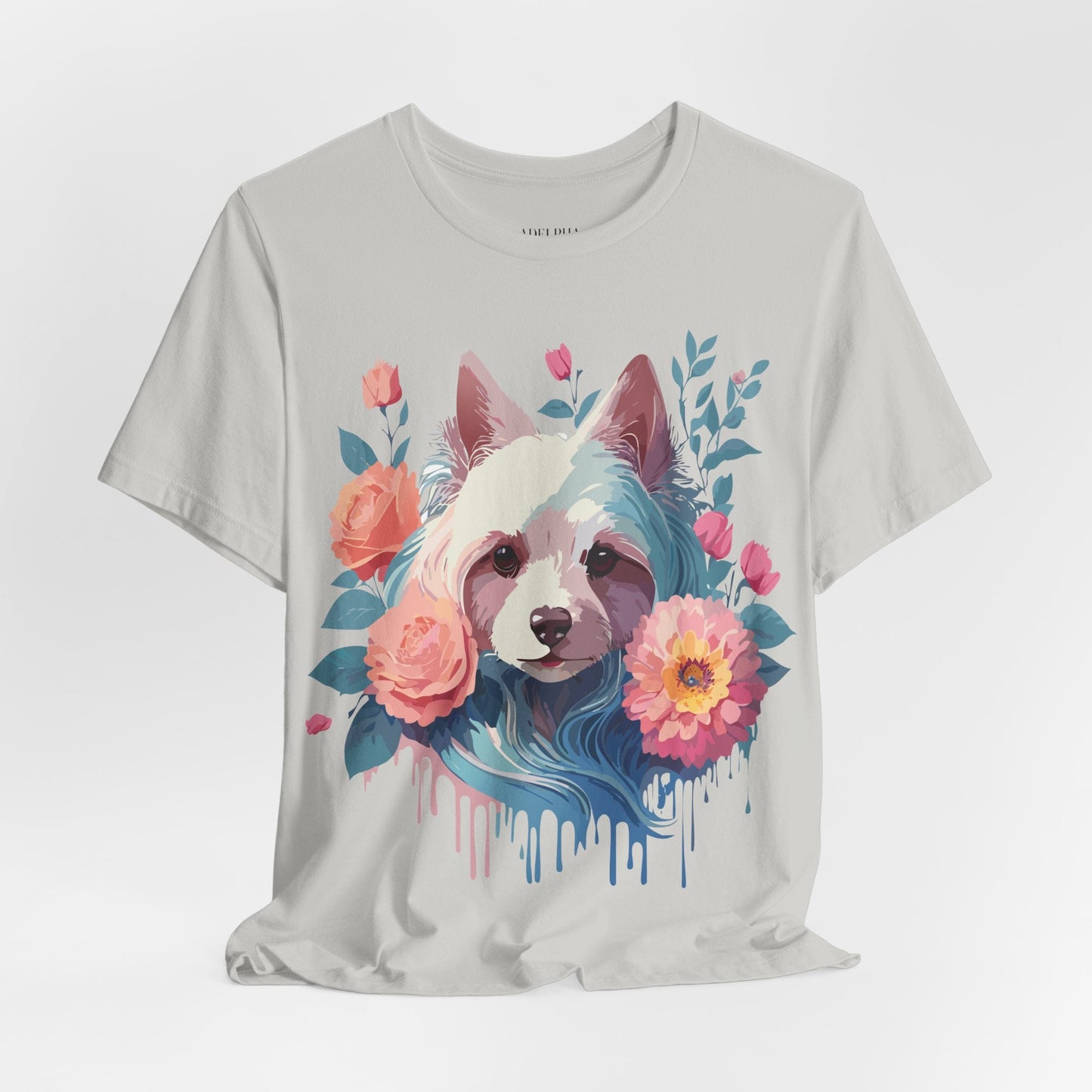 Adelpha Unisex Graphic Dog Shirt Short Sleeve Tee With Vintage Inspired Artwork Design