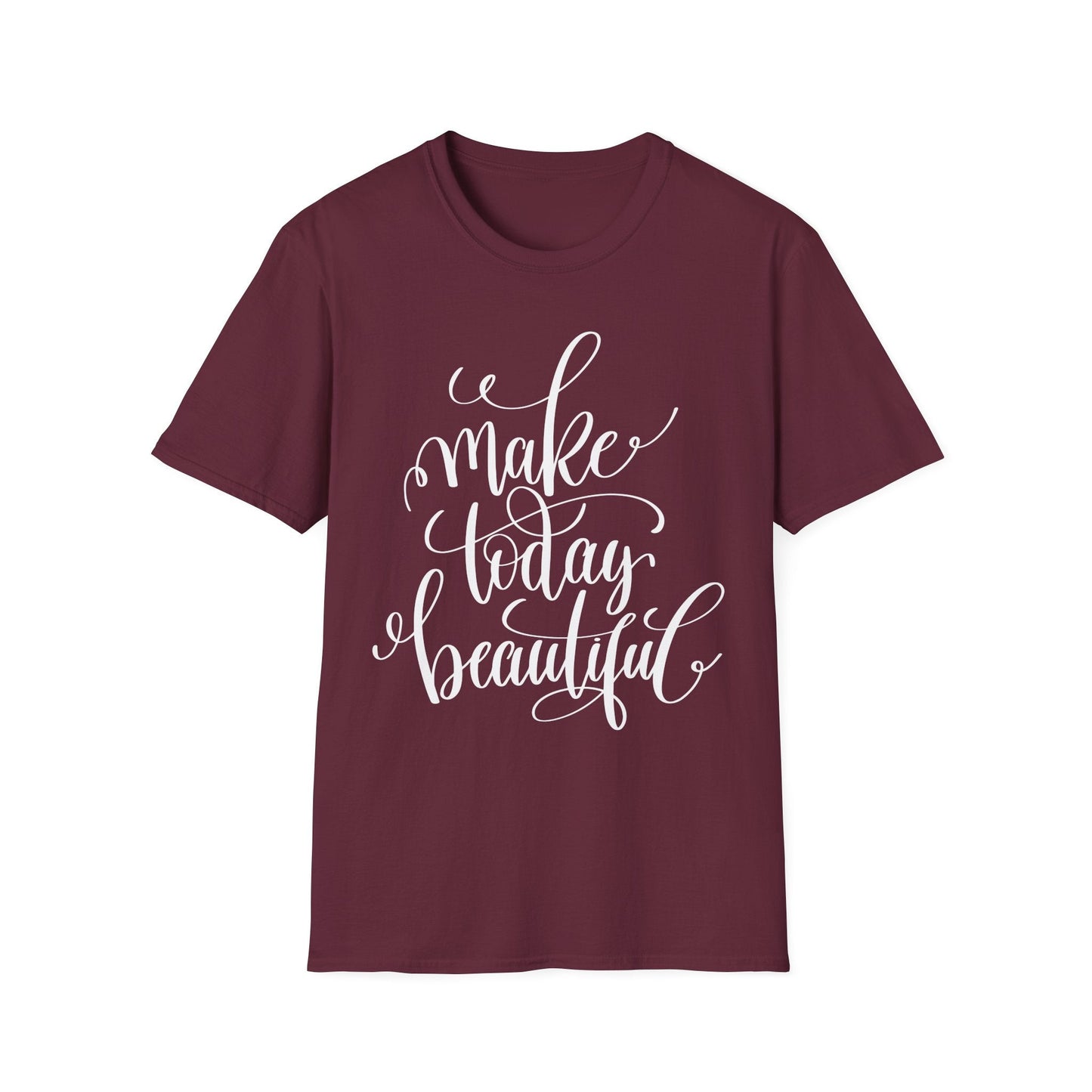 Positive Slogan T Shirt Unisex Softstyle Gildan 64000 With Positive Words And Good Quotes Art Tee