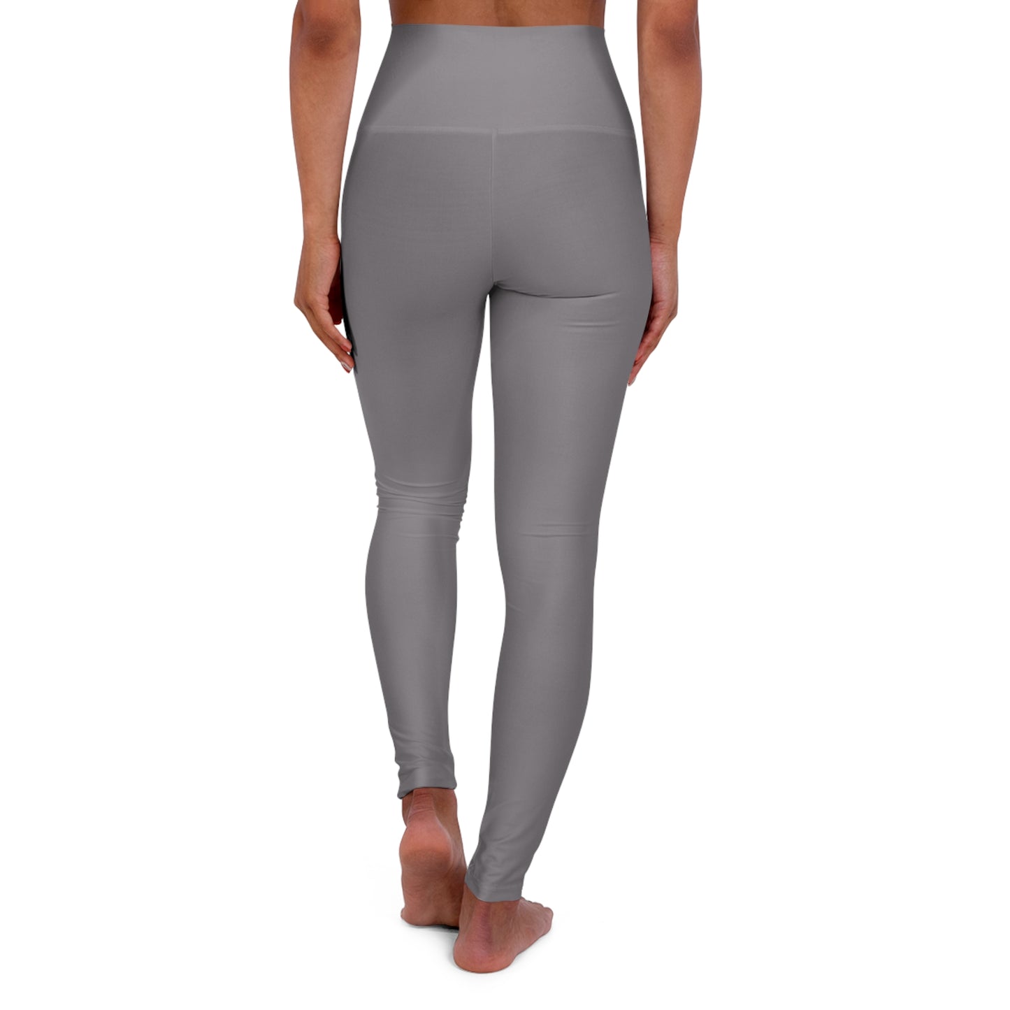 Rosy Granite Color High-Waist Yoga Leggings Women's Seamless Poly-Span Stretchy Pants XS-2XL