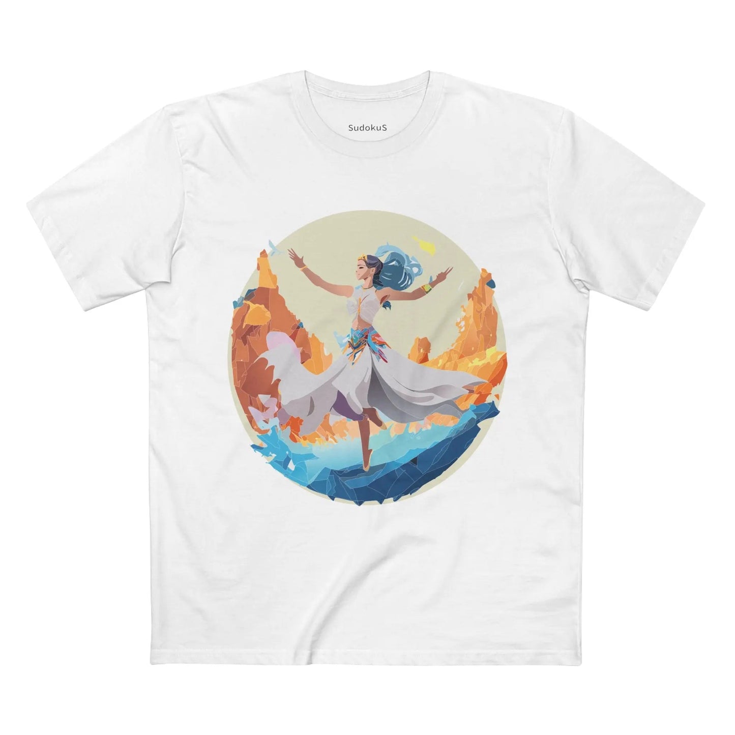 Dancer Graphic Unisex 100 Cotton Staple Tee 12
