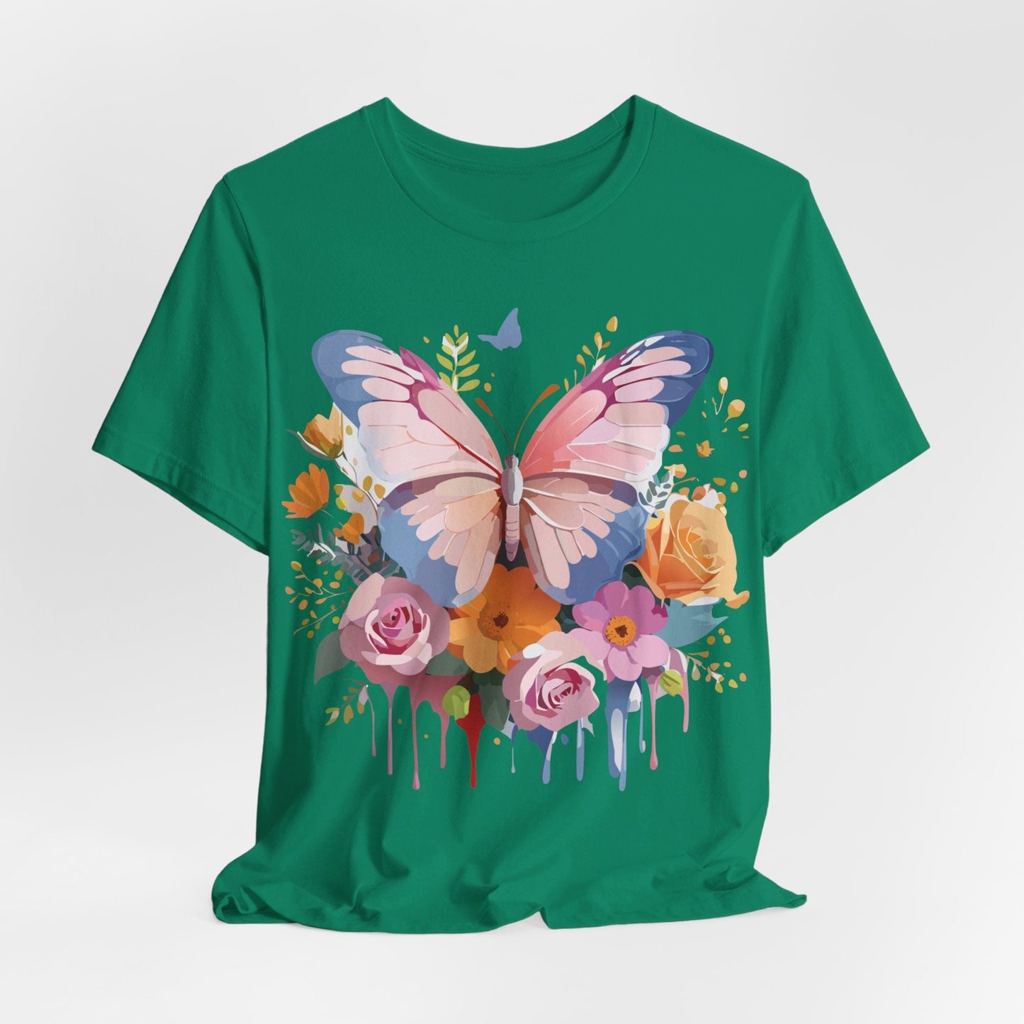 Butterfly Graphic Tee Unisex Short Sleeve Jersey Shirt By Adelpha