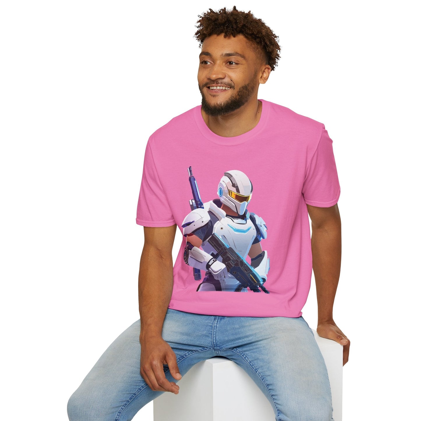 Robocop T Shirt Unisex Softstyle 64000 Gildan 100 Percent Ring Spun Cotton Graphic Tee