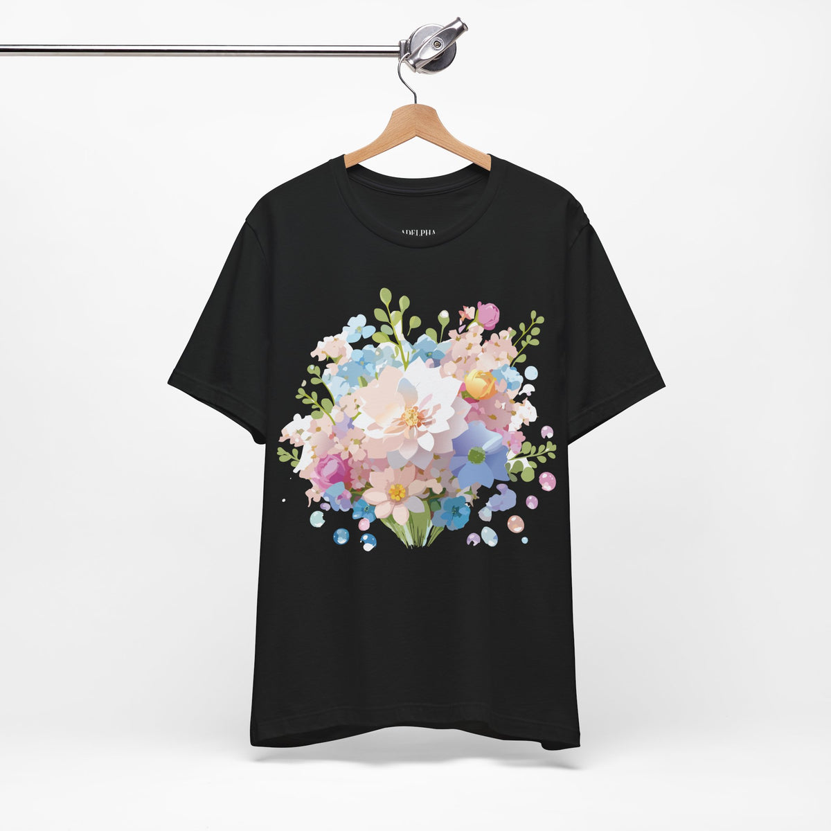 Floral Graphic Tee Shirt - Bella+Canvas Unisex 100 Cotton 5