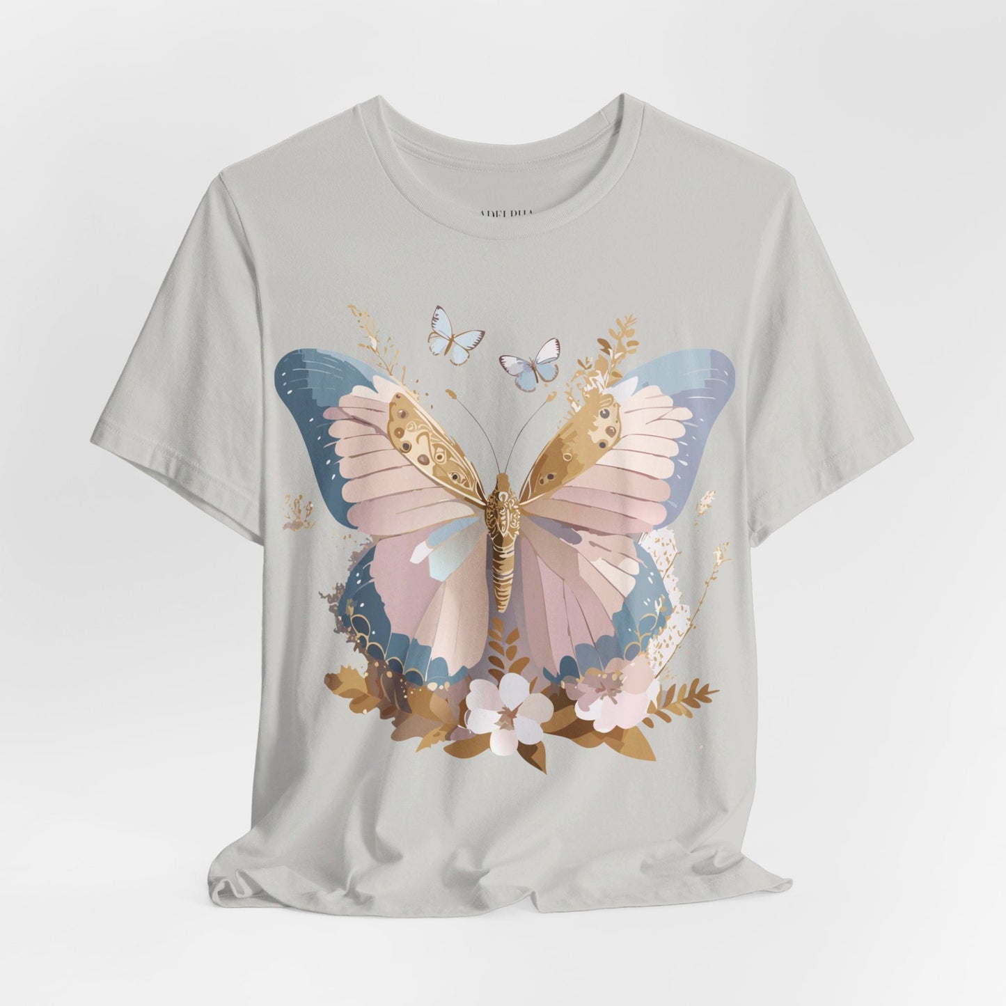 Adelpha Vintage Inspired Butterfly Graphic Tee Unisex Short Sleeve